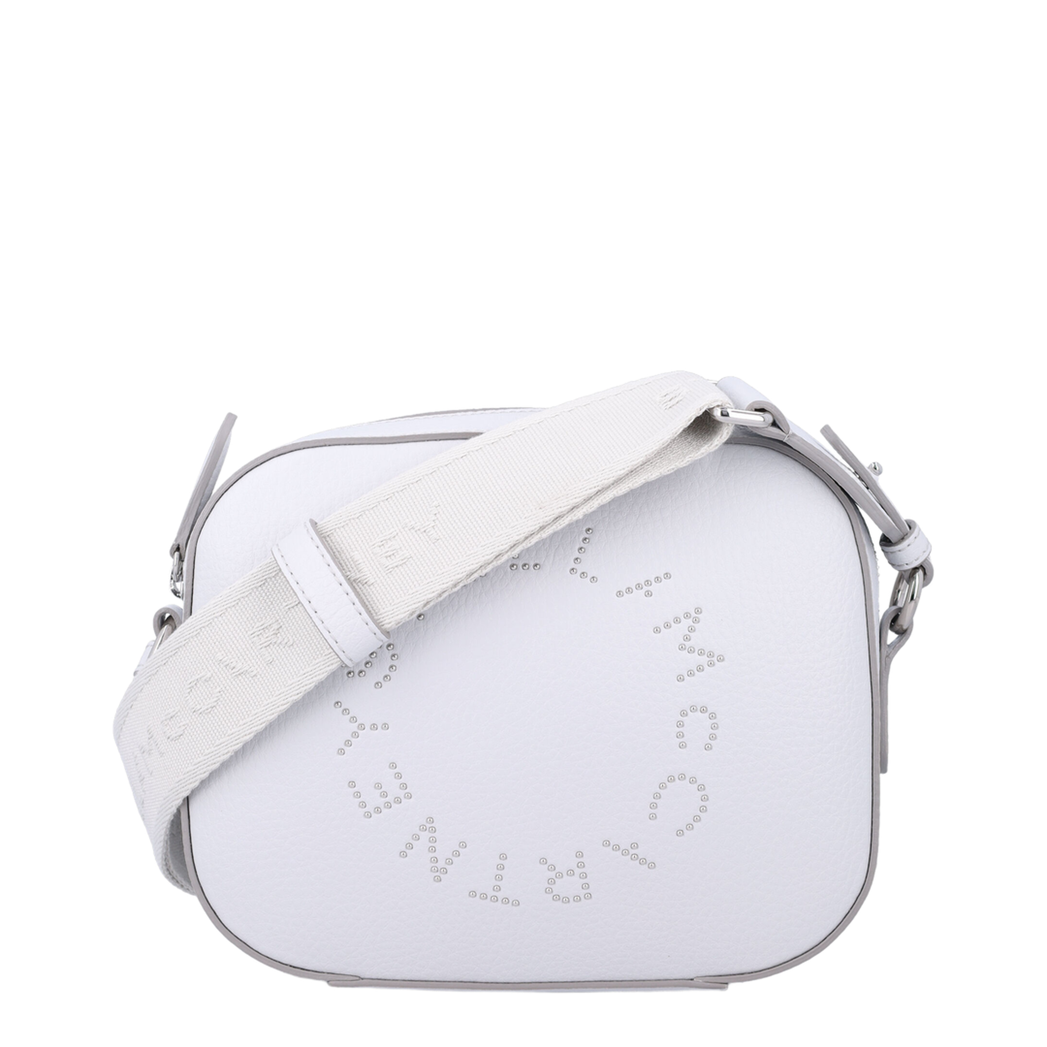 Camera Bag Small Coated Polyamide Crossbody - Pearl - Image 1