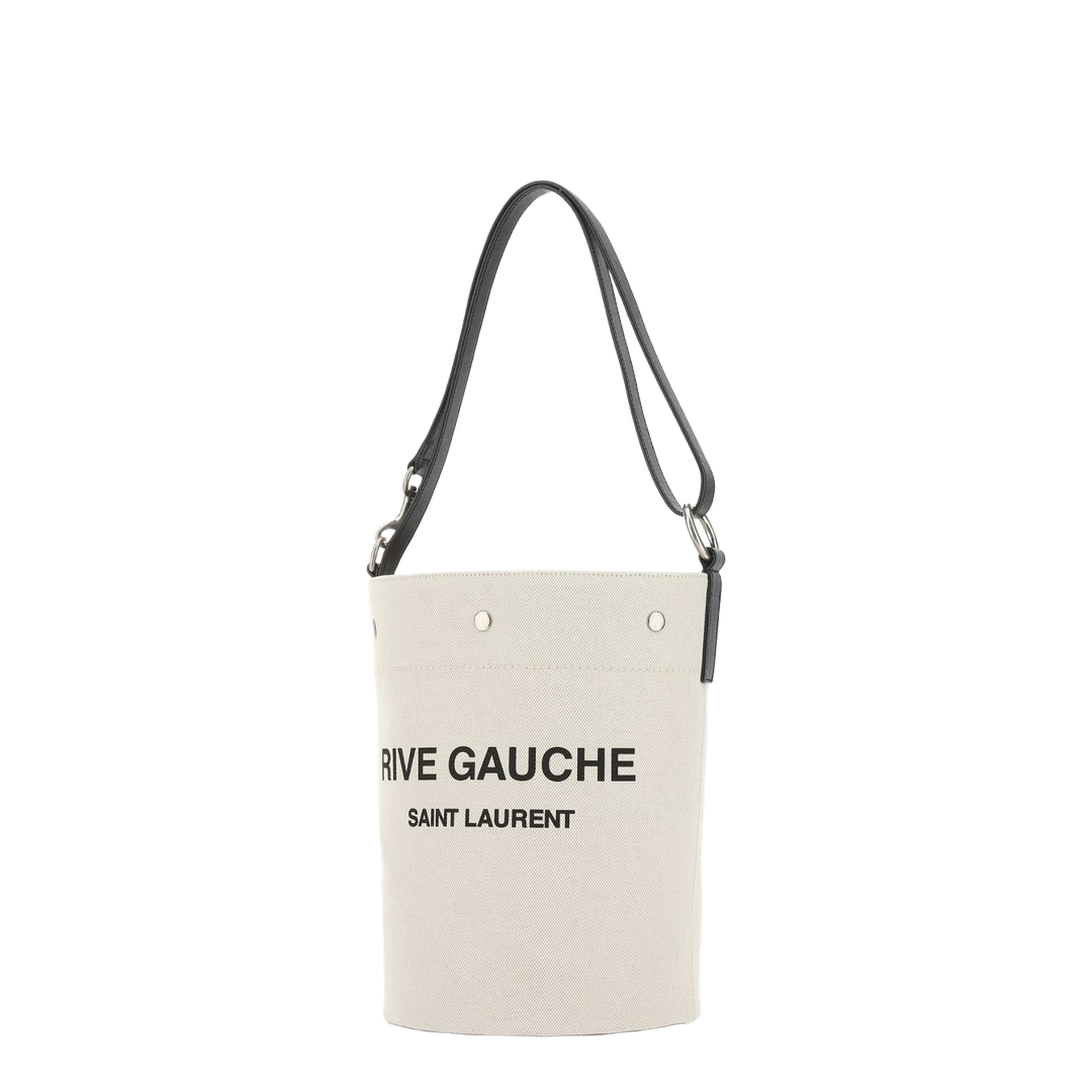 Men'S White Cotton Messenger Bag - Image 2