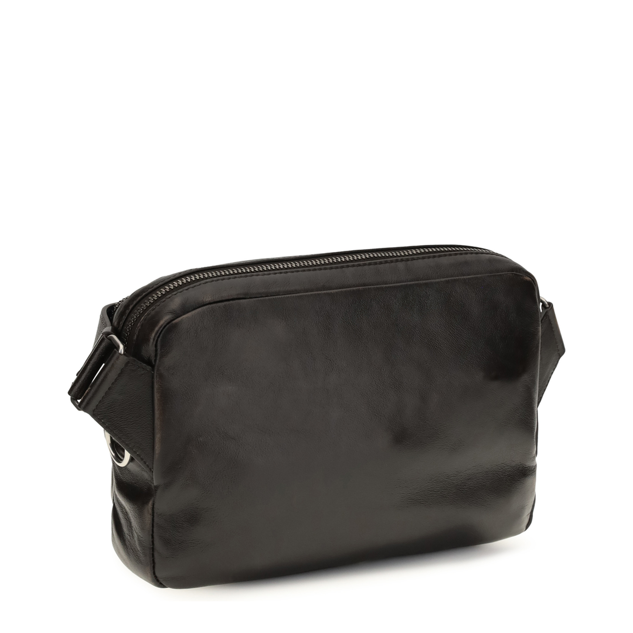 Shoulder Bag in Aged-Effect Nappa Leather - Image 3