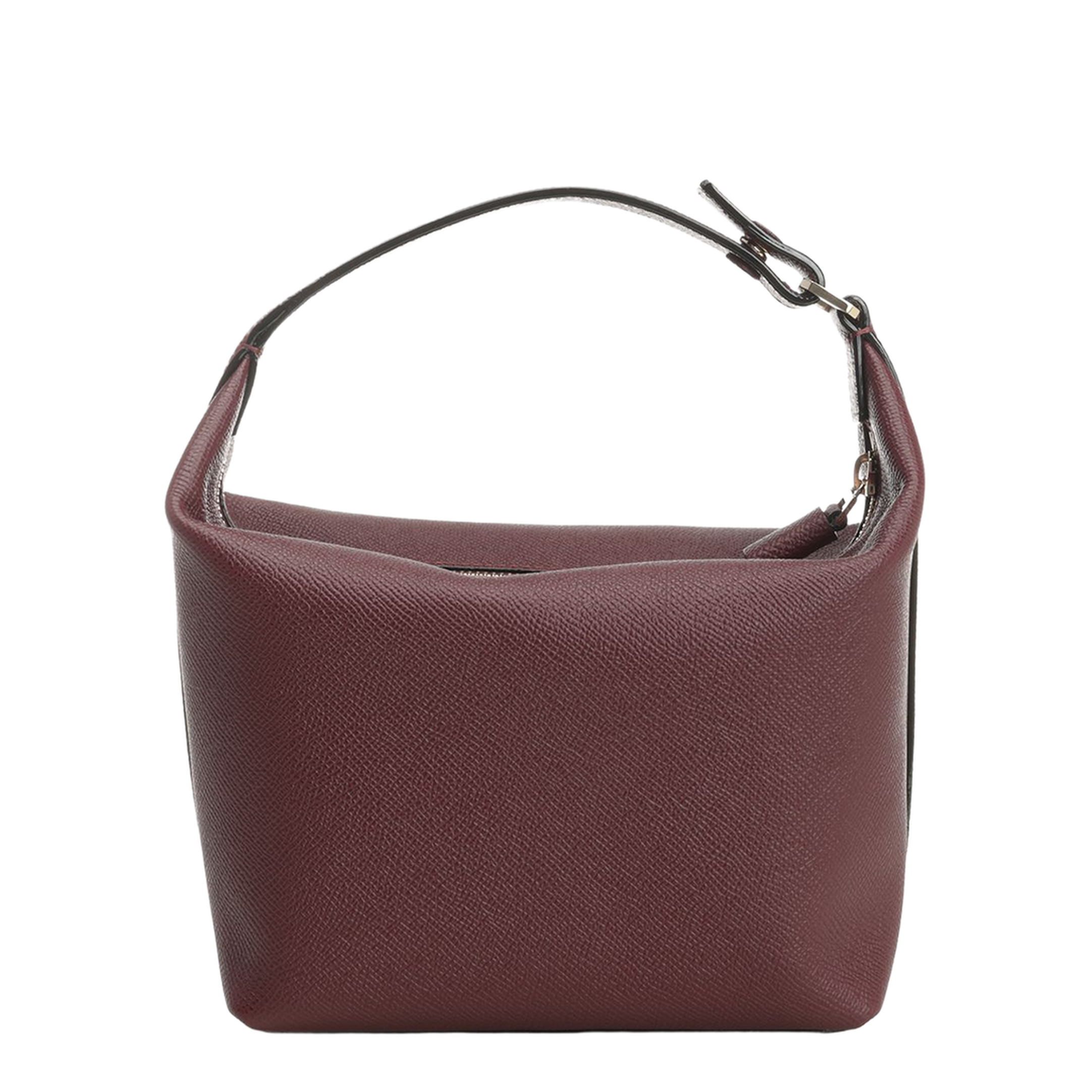 Mochi Mini Calf Leather Top-Handle Bag - Amaranto - Image 1