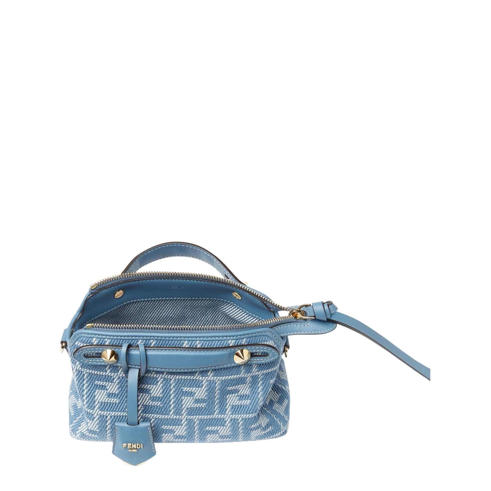 By The Way Soft Mini
Blue Denim Effect FF Jacquard Mini Bag - Image 5