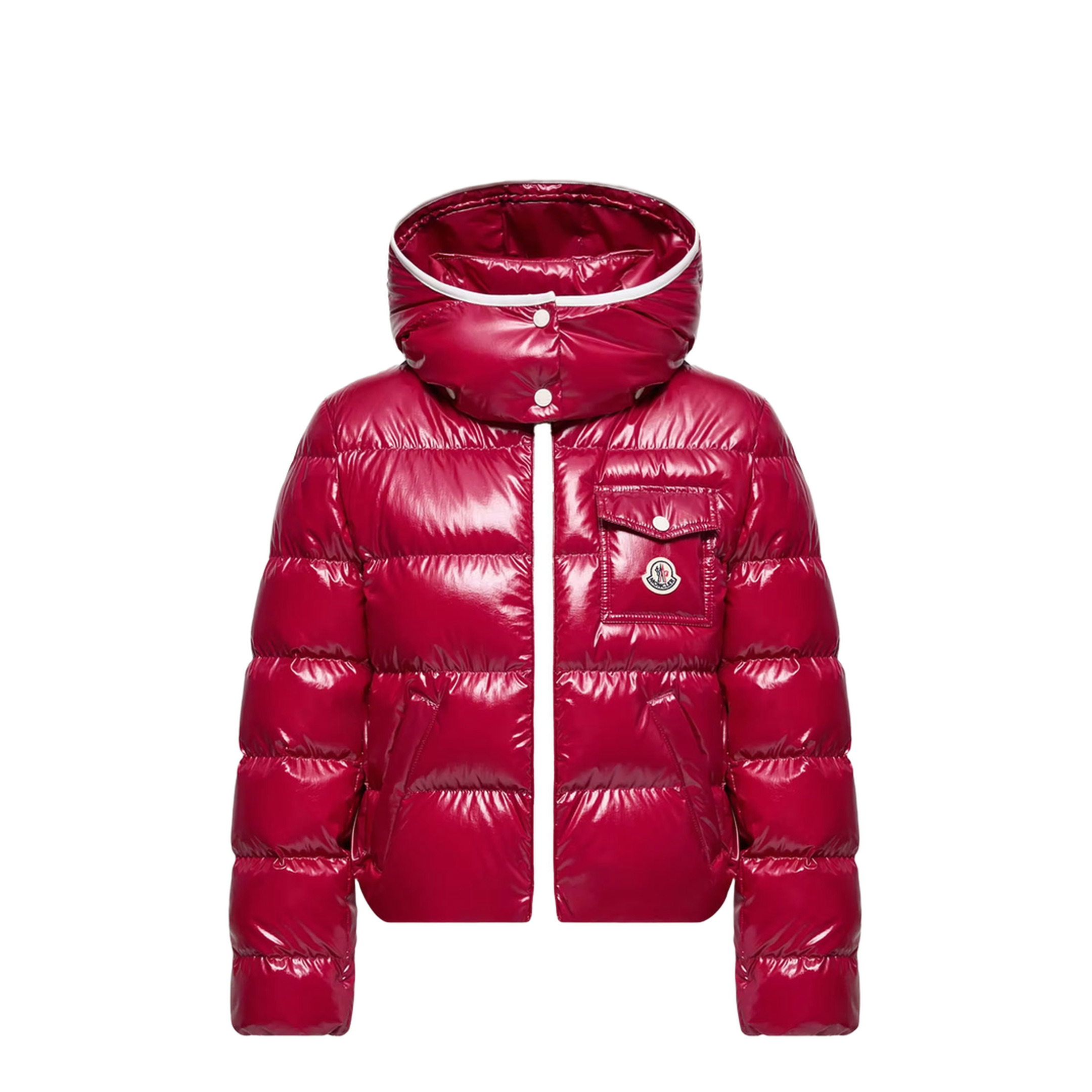Short Down Jacket with Detachable Hood - Image 1