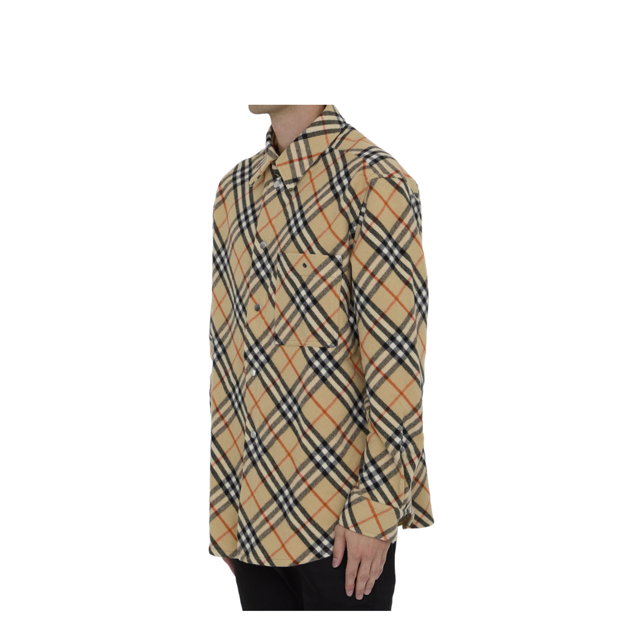 Check Wool Shirt - Image 2