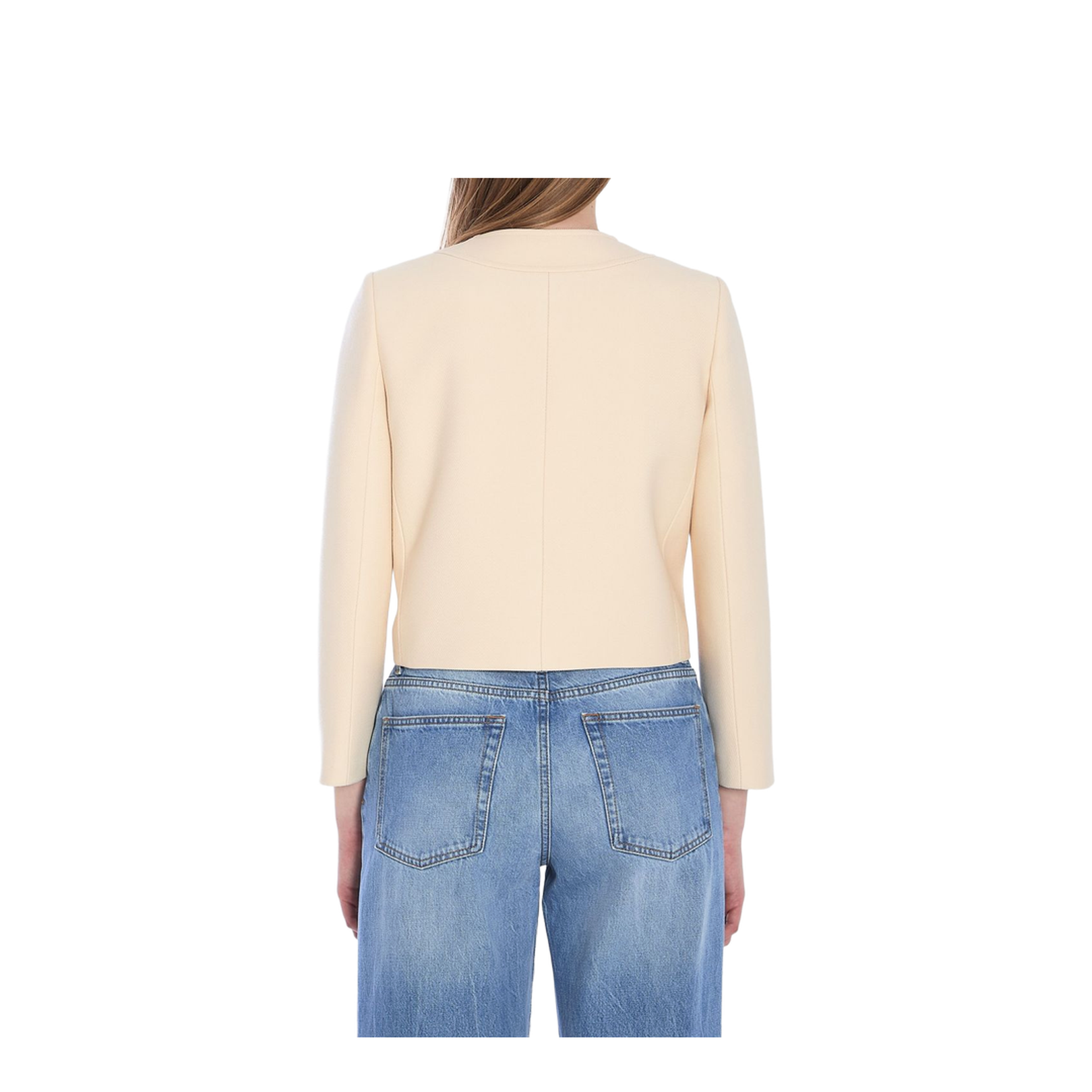 Brompton Jacket in Wool Silk Gabardine - Image 2