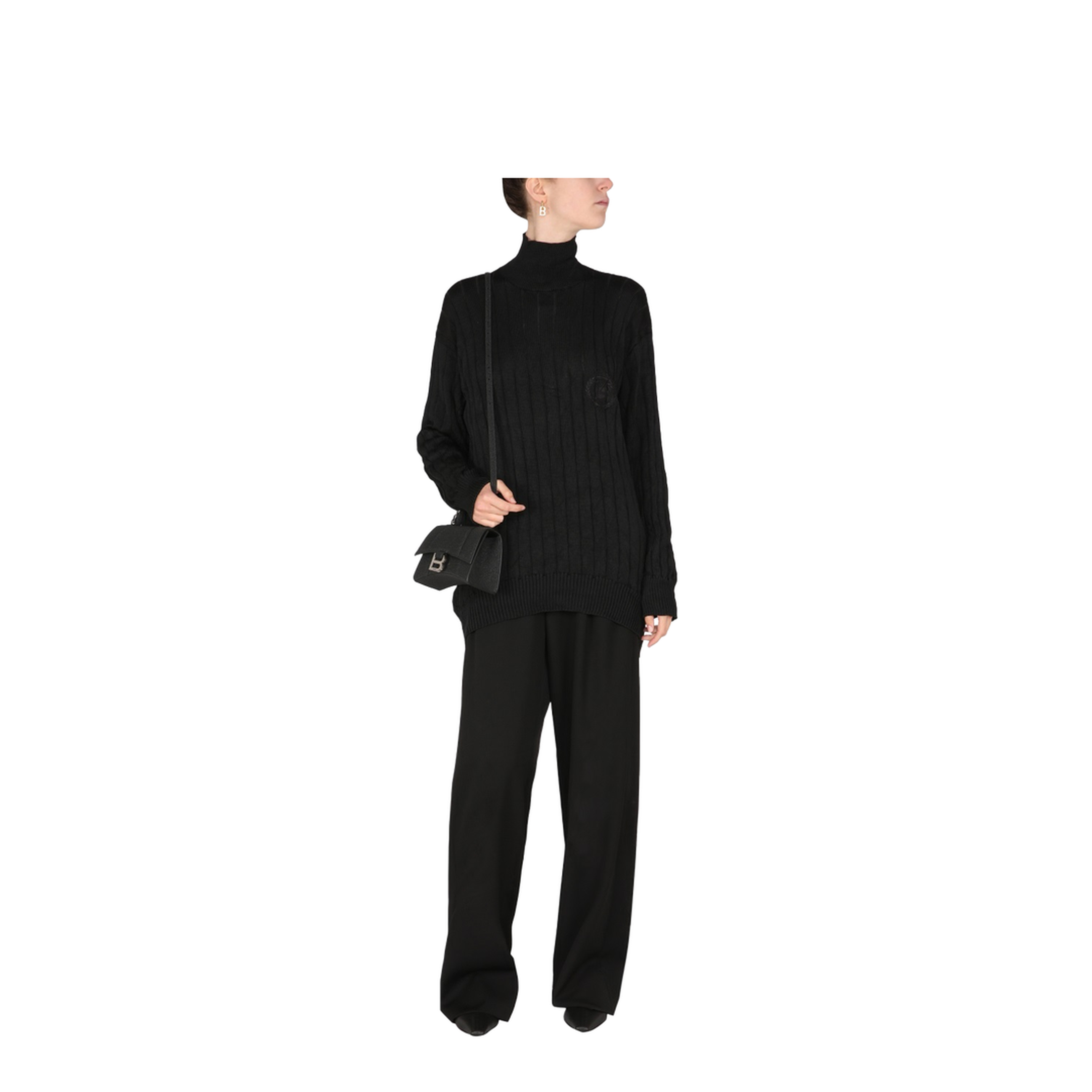Oversized Turtleneck Pullover - Image 2
