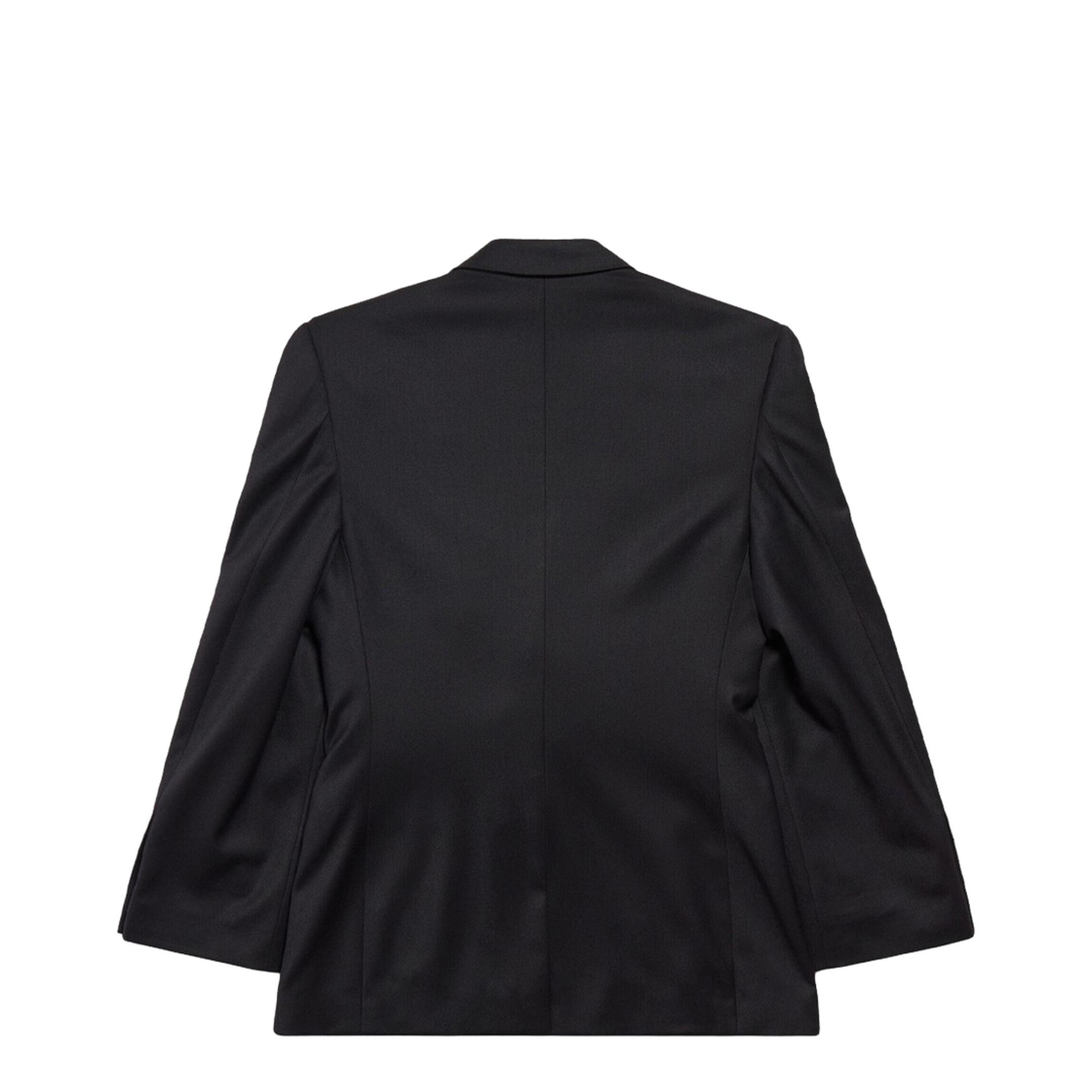Standard Single-Breasted Tailored Blazer in Black - Image 5