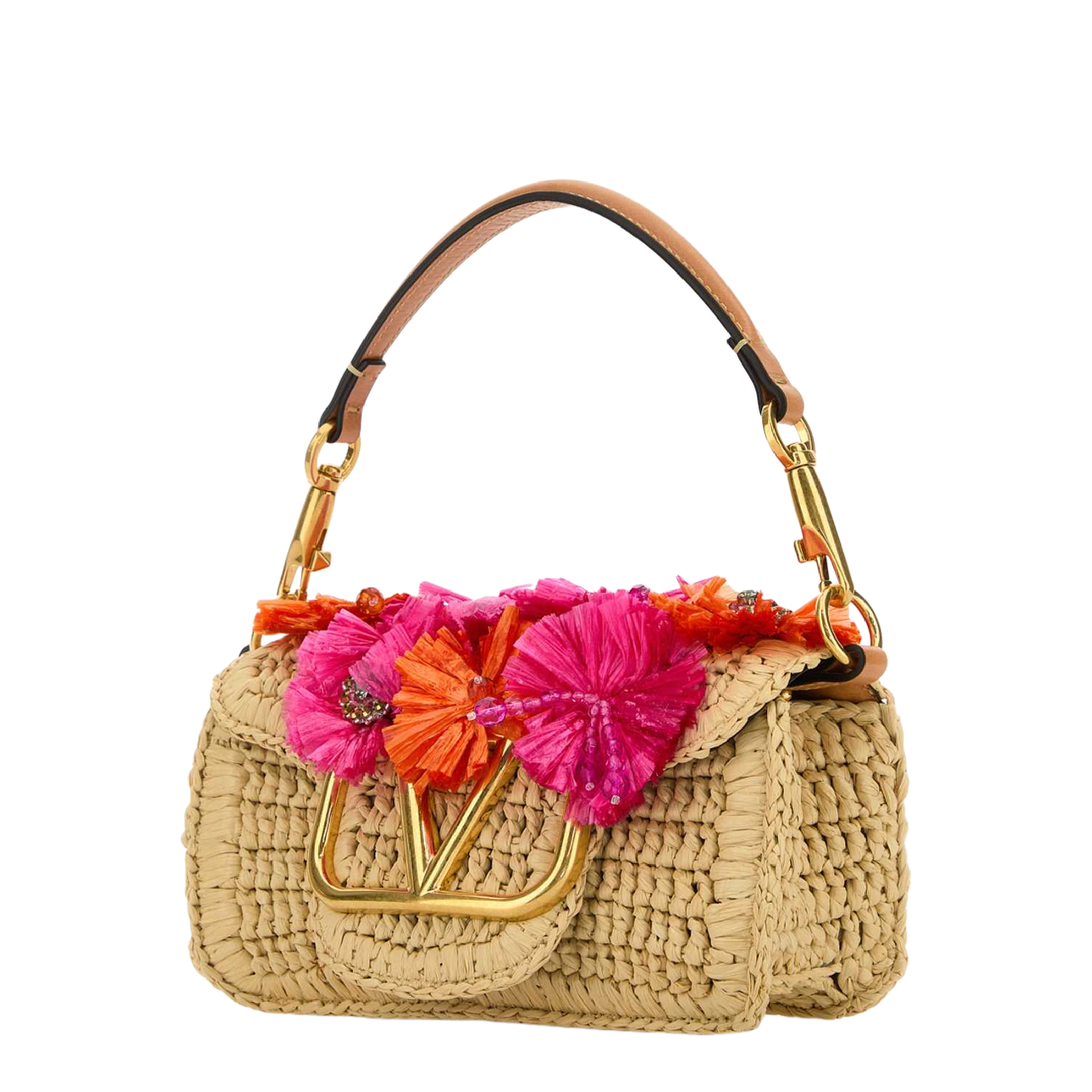 DeVain Small Embroidered Organza Shoulder Bag - Multicolor - Image 2