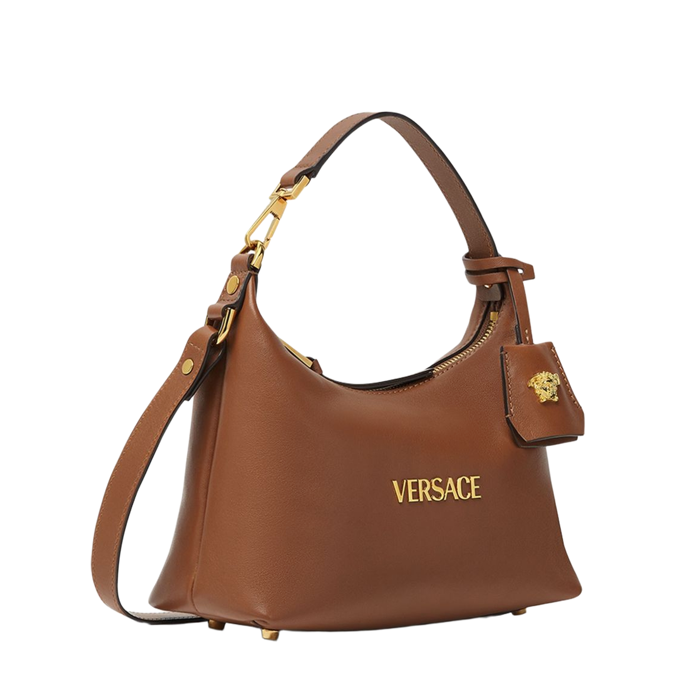 Tag One Size Nappa Leather Hobo Bag - Brown - Image 2