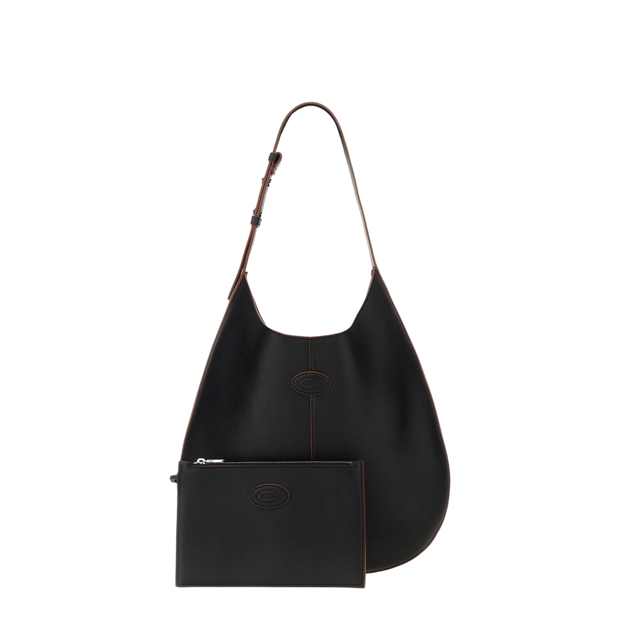 Di Bag Small Calfskin Hobo Bag - Black - Image 3