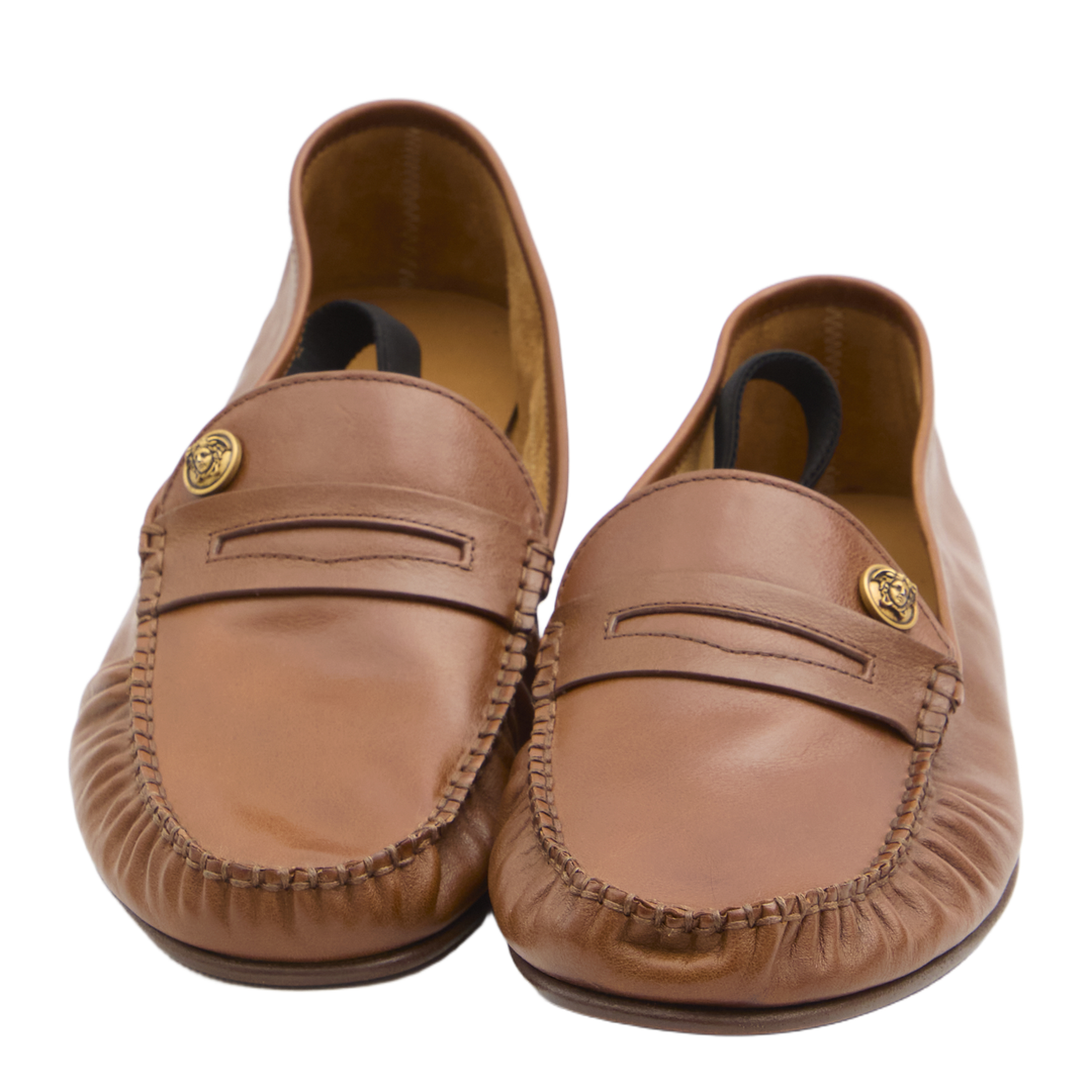 Medusa Leather Loafers - Image 5