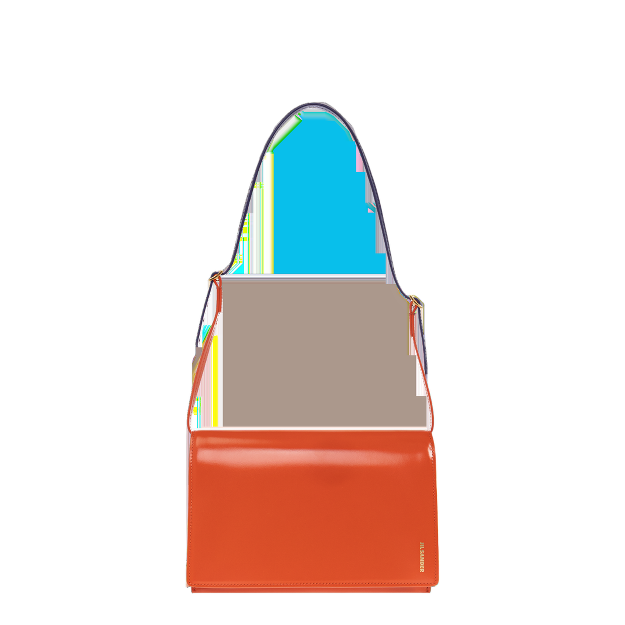 File Small Calfskin Shoulder Bag - Paprika - Image 3