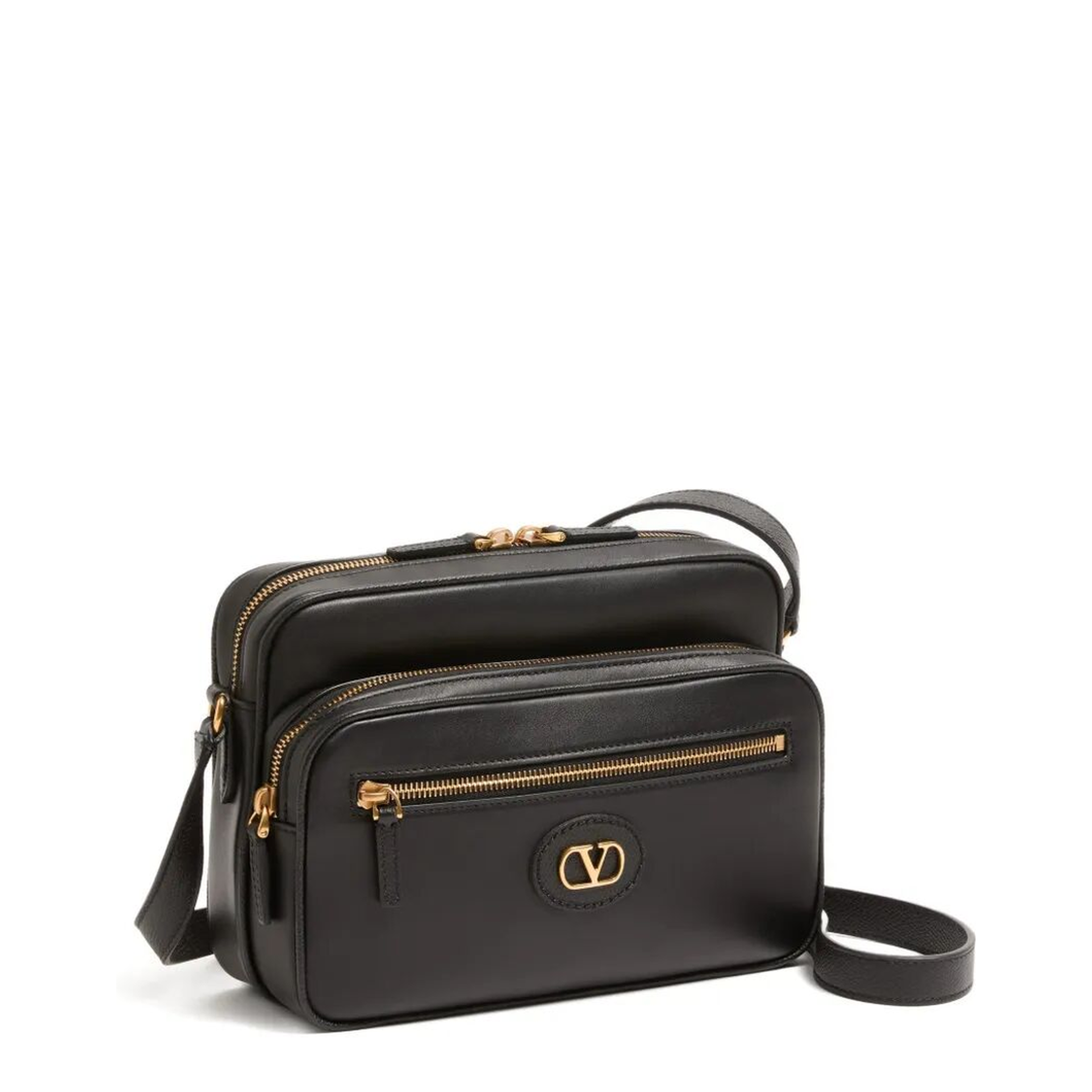 Antibes Calfskin Shoulder Bag - Black - Image 2