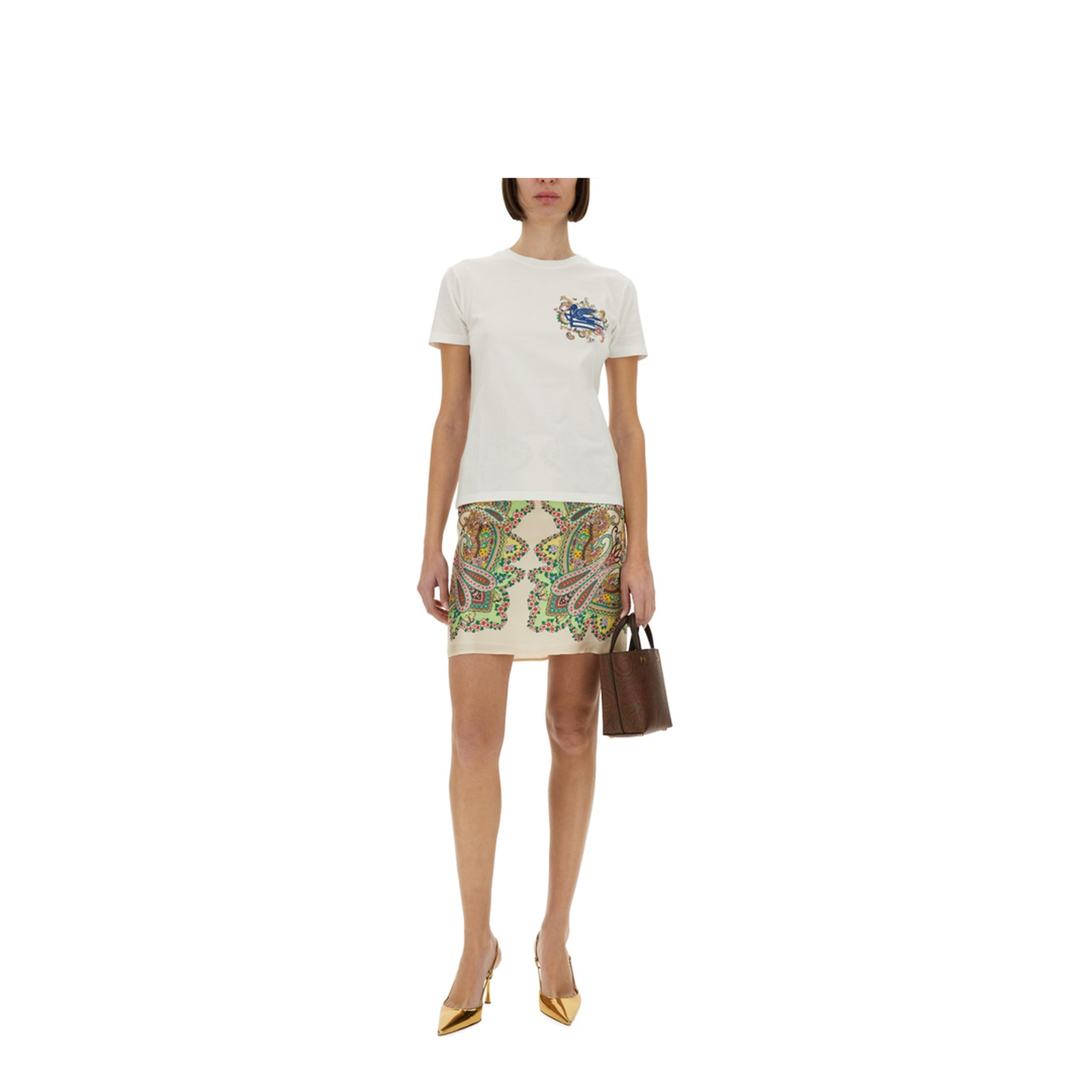 Silk Mini Skirt - Image 2