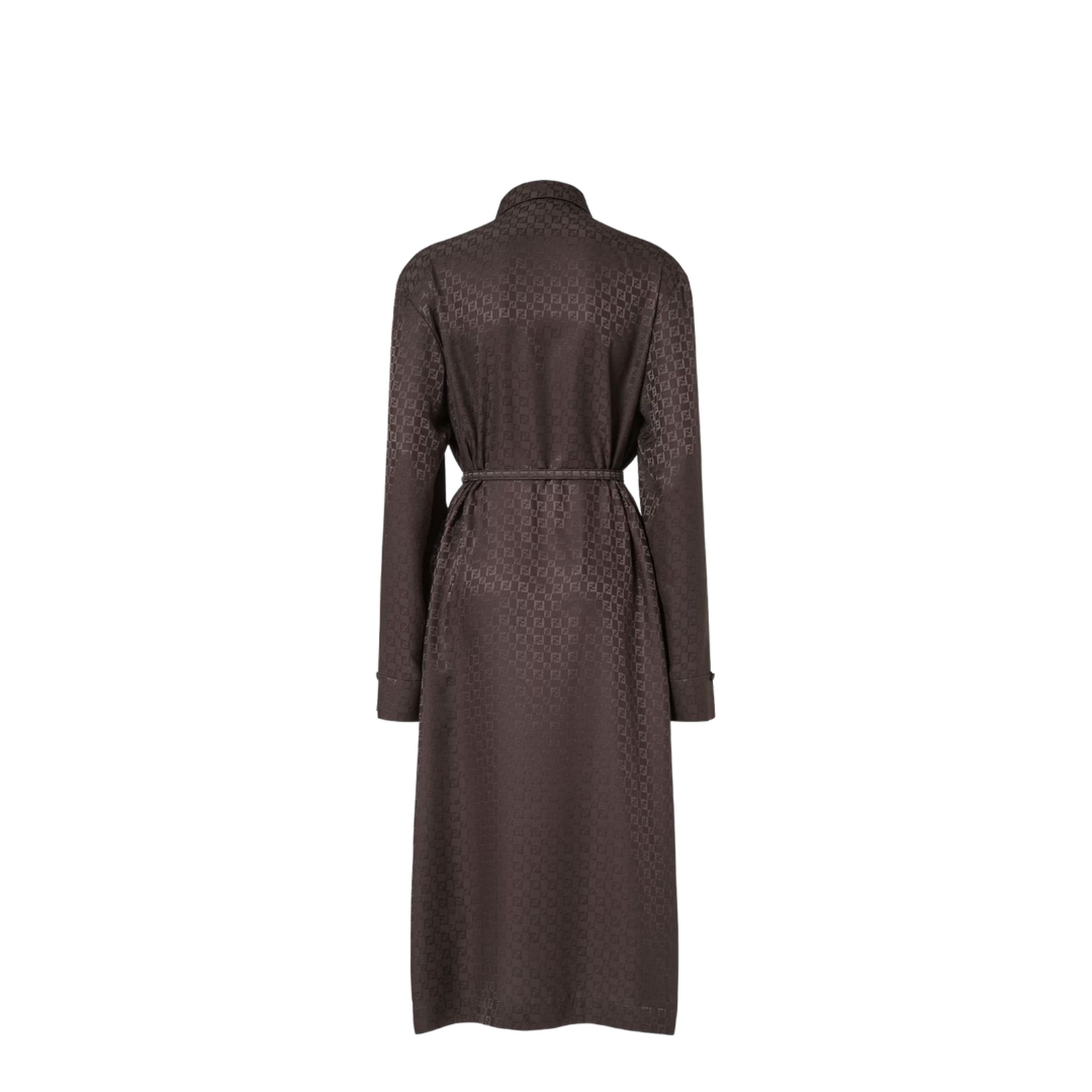 Silk Brown Dress - Image 2