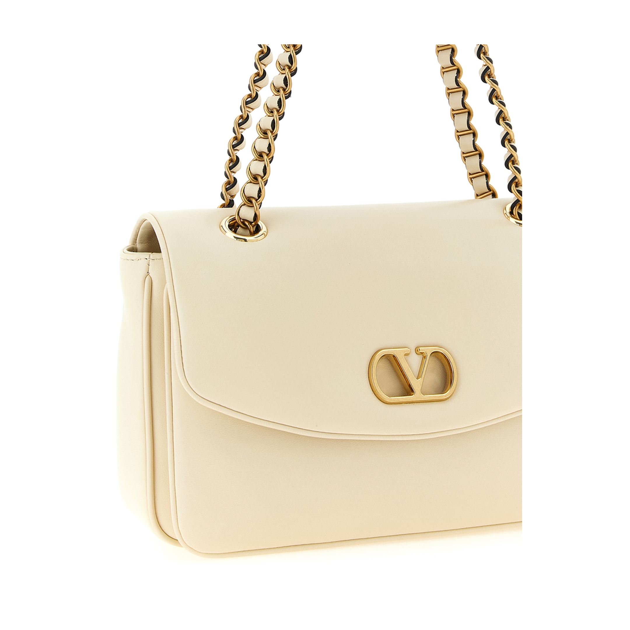 Djuna Medium Nappa Leather Chain Bag - Butter - Image 3