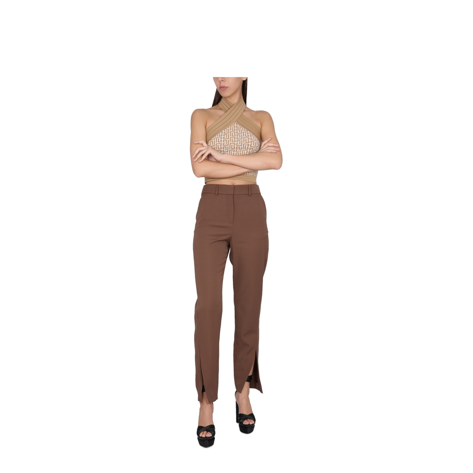 Wool Pants Brown - Image 3