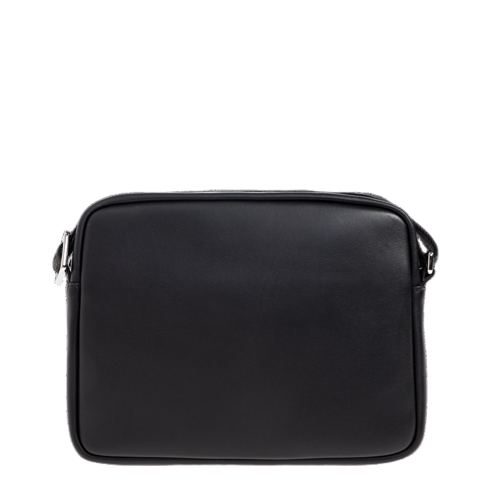Pebble Crossbody Bag Smooth Calfskin Black - Image 3