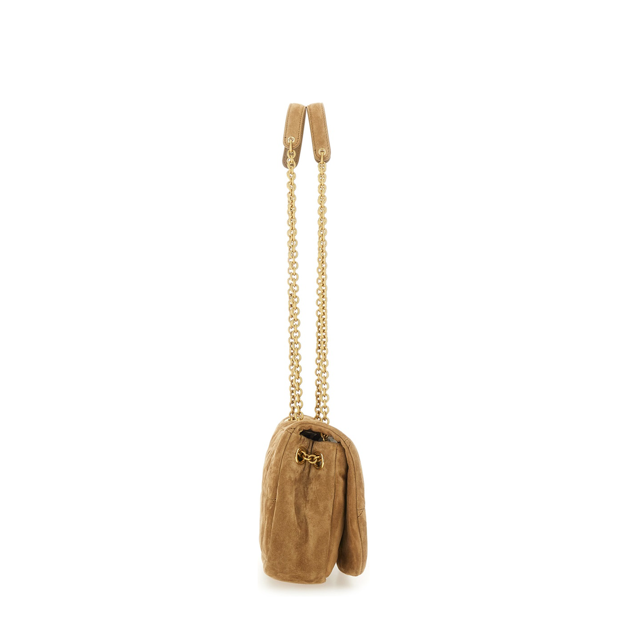 Jamie 4.3 Mini Suede Crossbody - Light Brown - Image 4