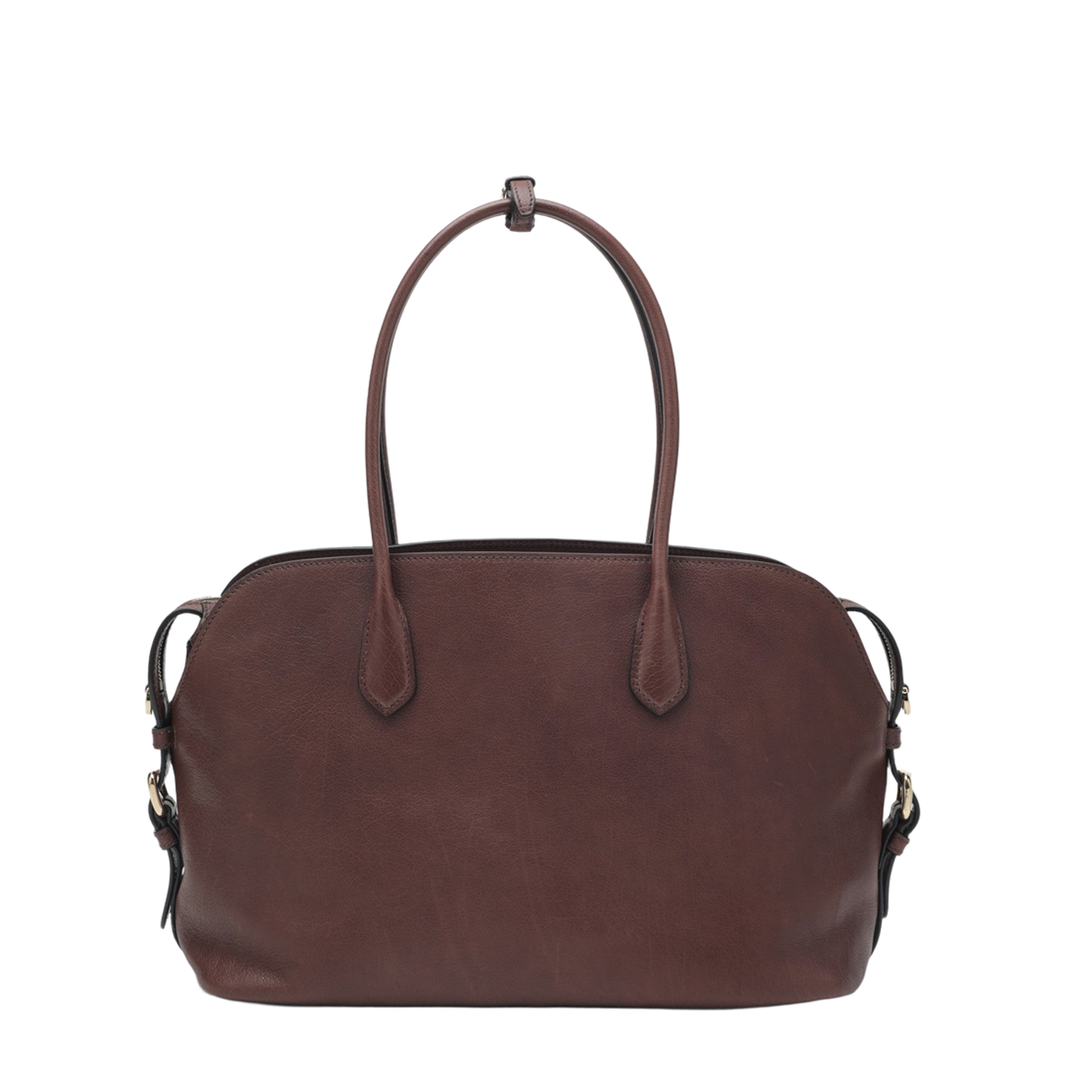 Large Leather Tote Bags - Cocoa - Image 2