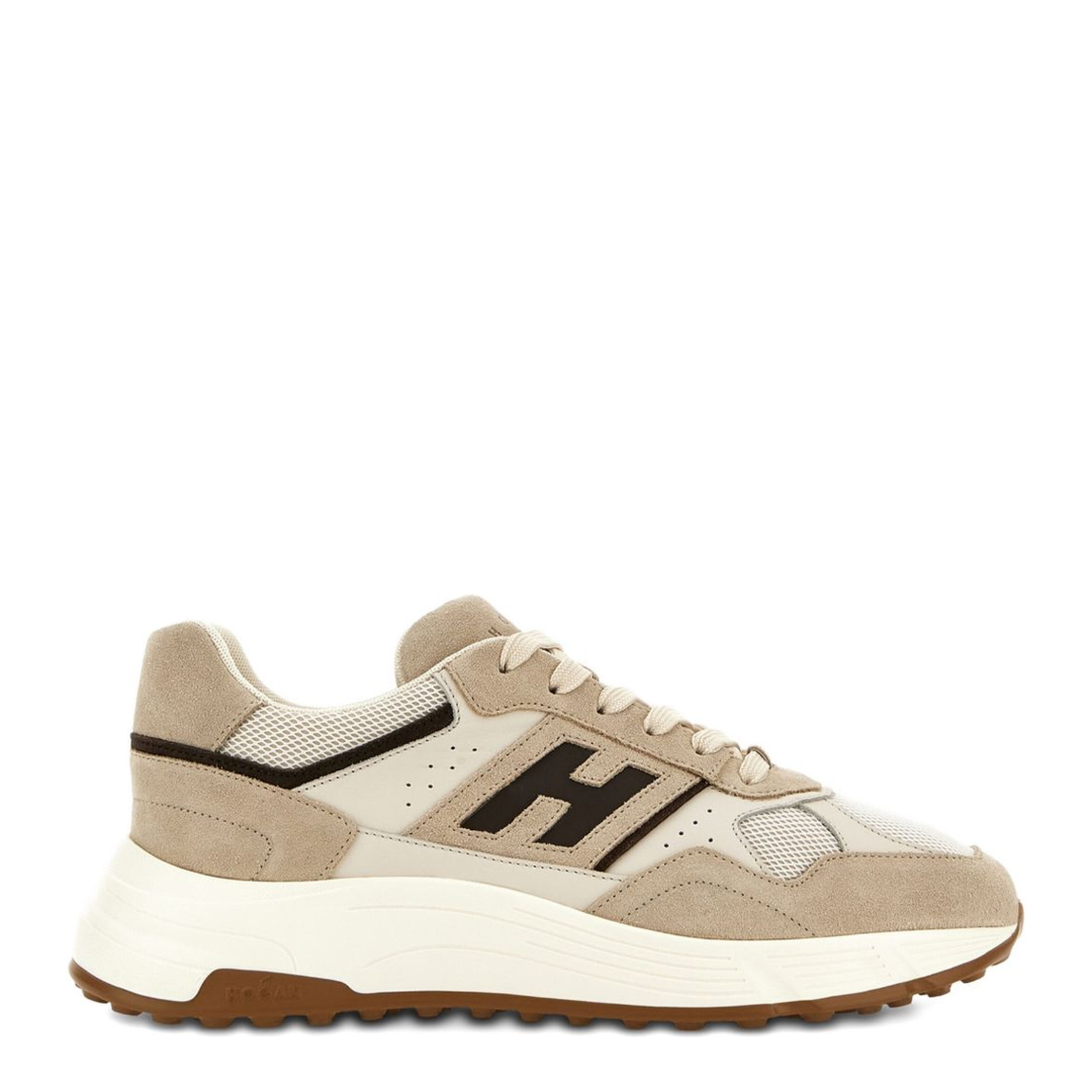 Beige And Brown Sneakers - Image 1