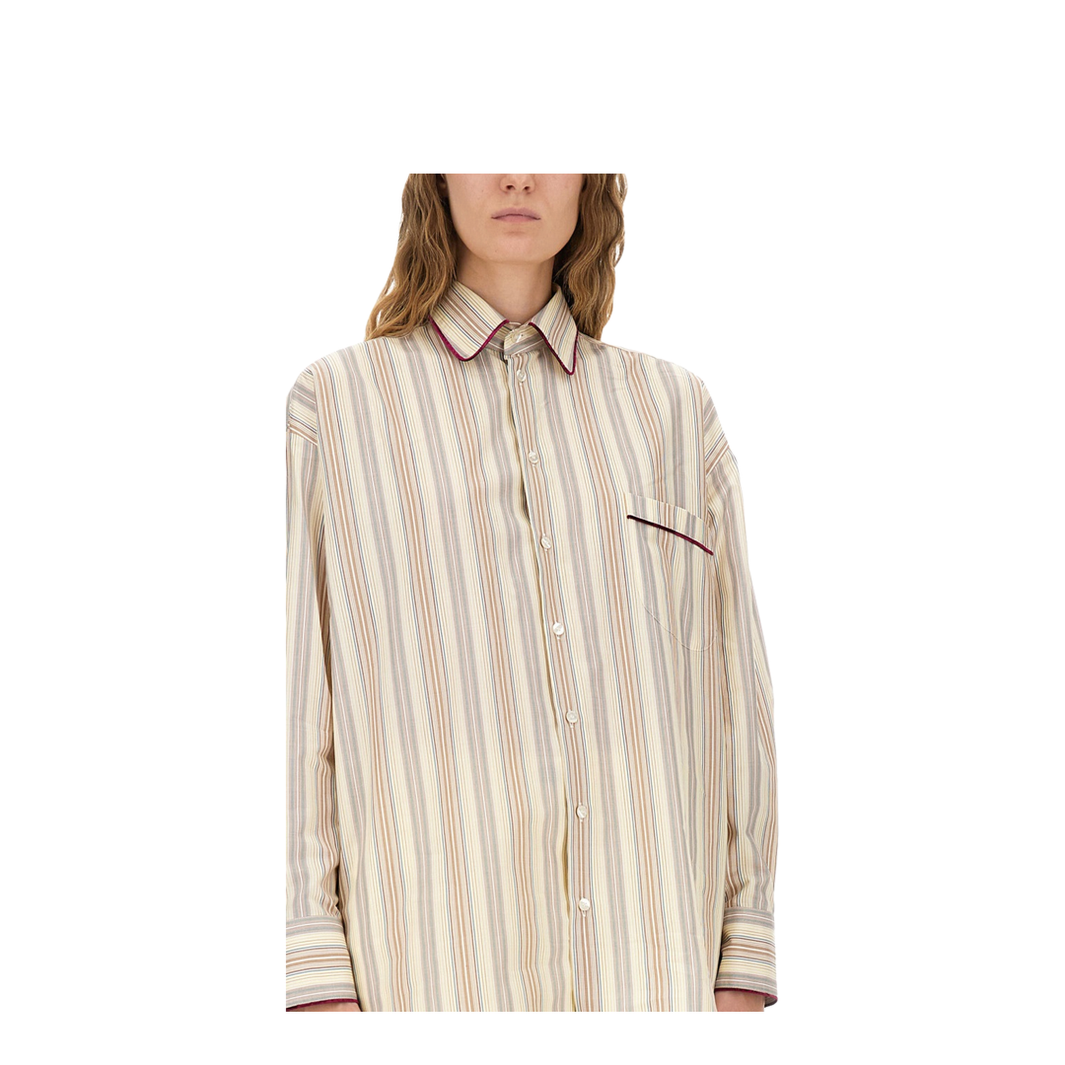 Striped Cotton Shirt - Image 4