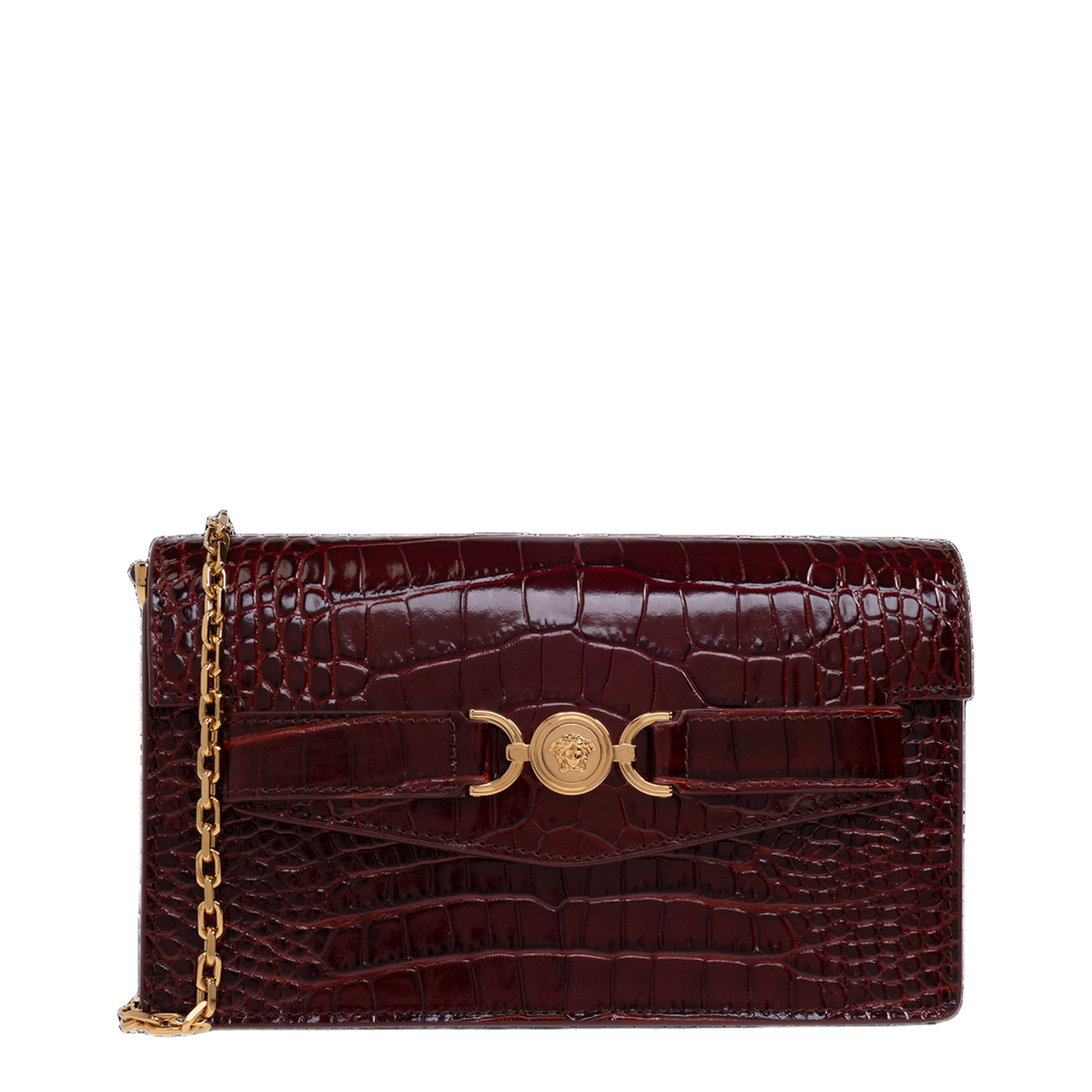 Chain Wallet Burgundy - Image 1