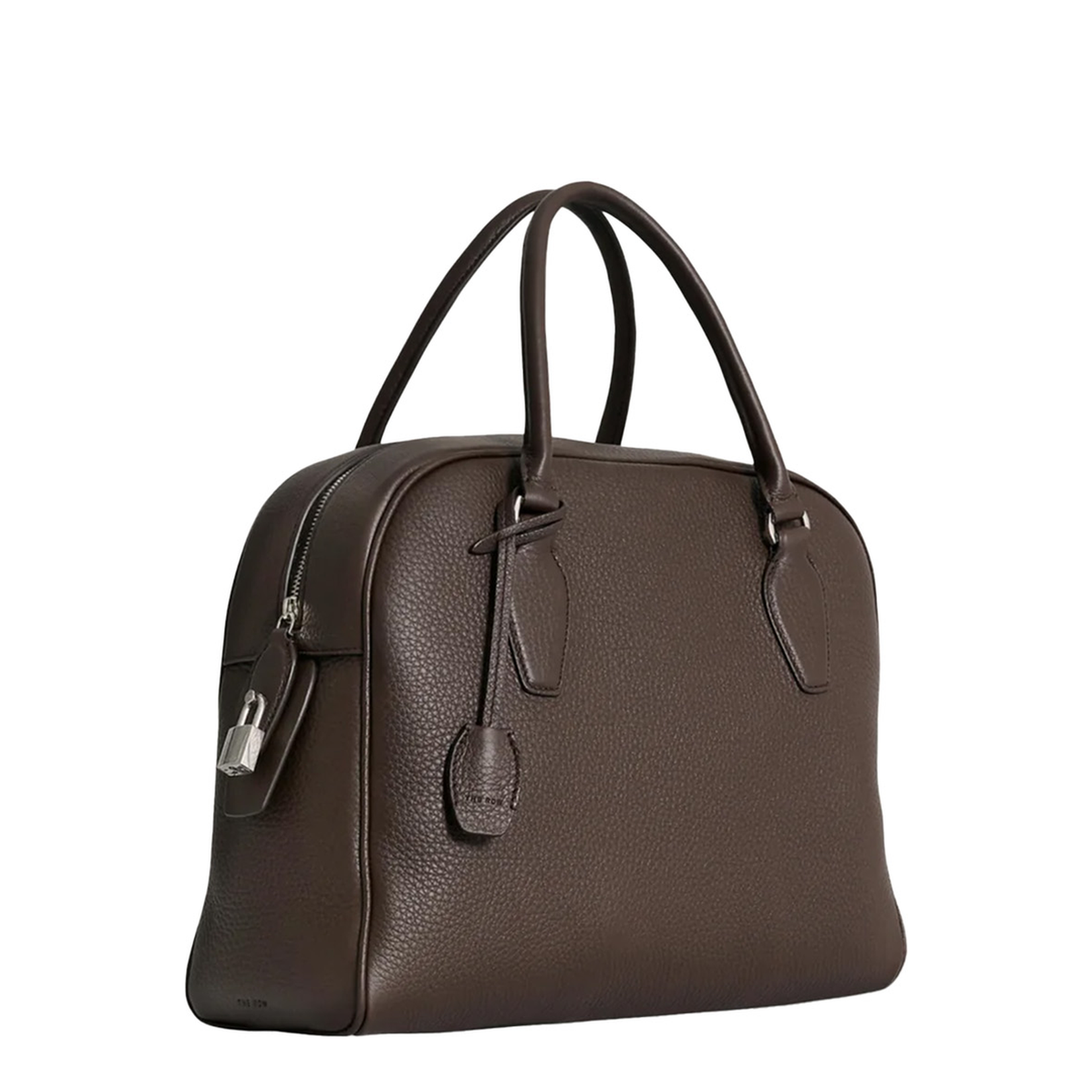 Women's Handbag Leather Dark Brown - Image 2