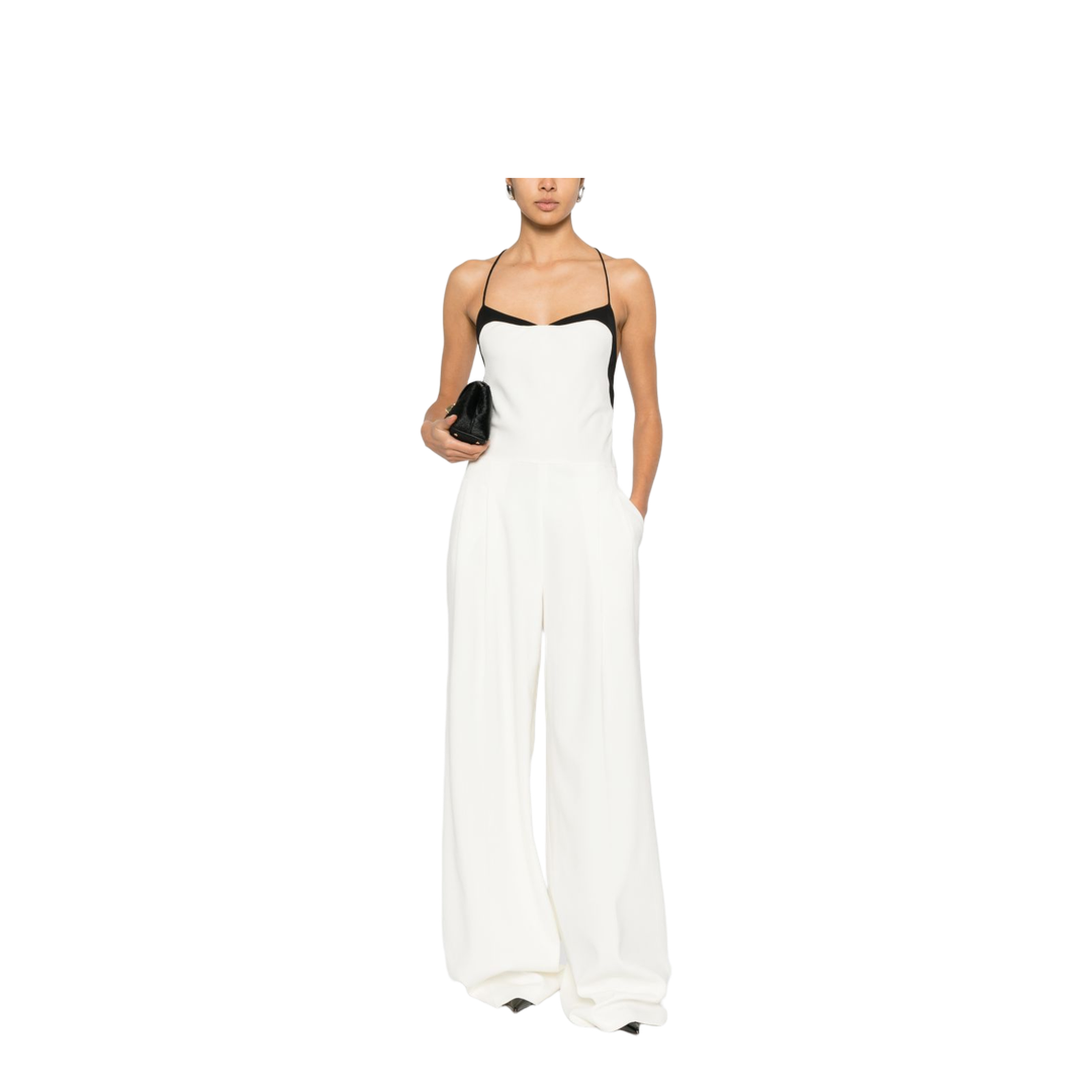 Silk Long Jumpsuit - Image 4