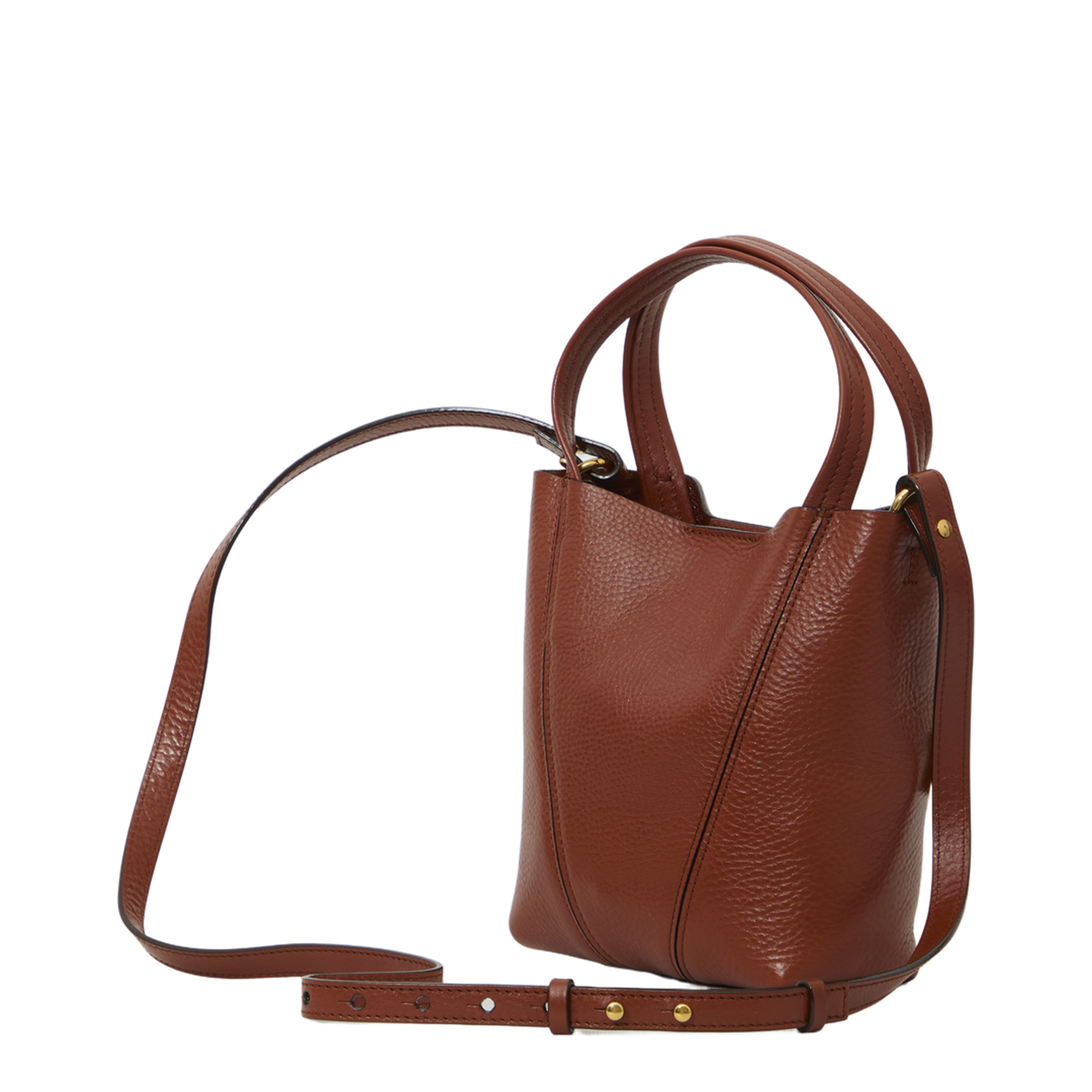 Spin Small Cowhide Tote - Blushy Brown - Image 2