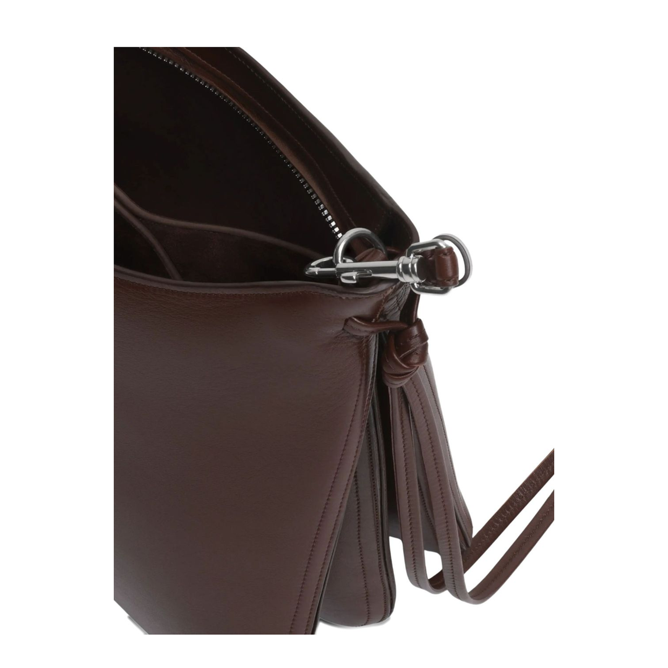Gig Medium Calf Leather Shoulder Bag - Cognac - Image 2