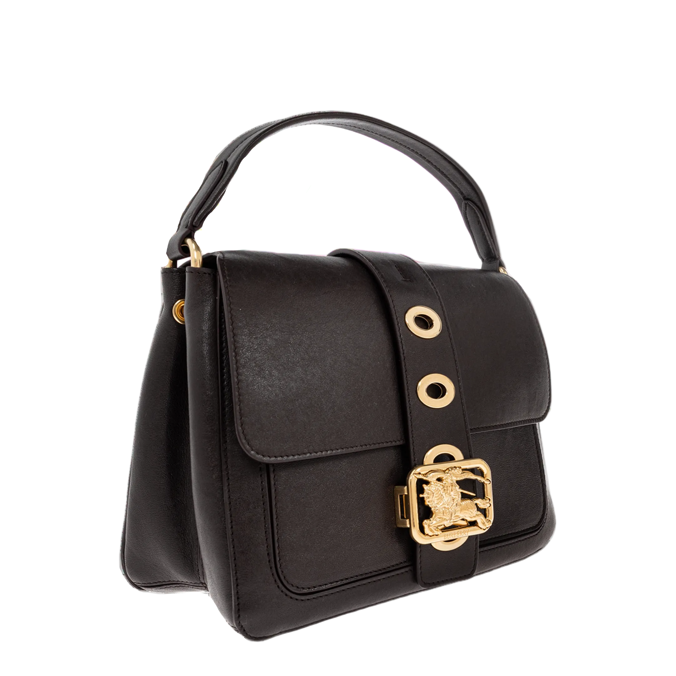 Rider Small Lamb Leather Crossbody - Peat Brown - Image 2