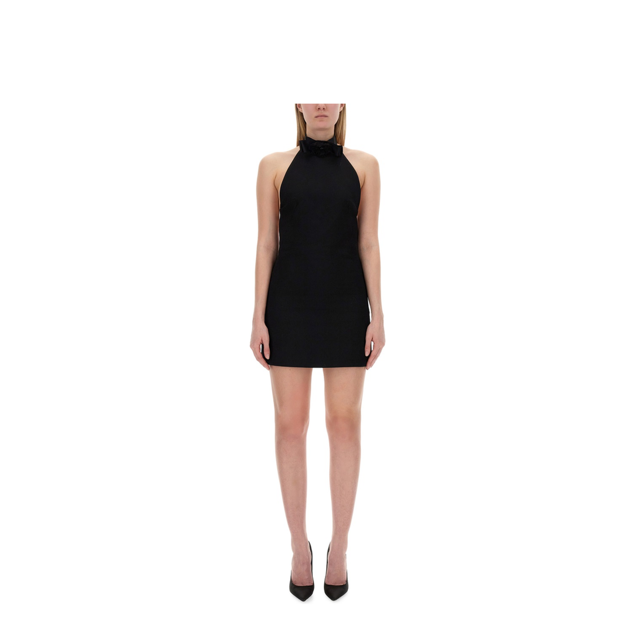 Short Dress with Neckline on Back - Image 1