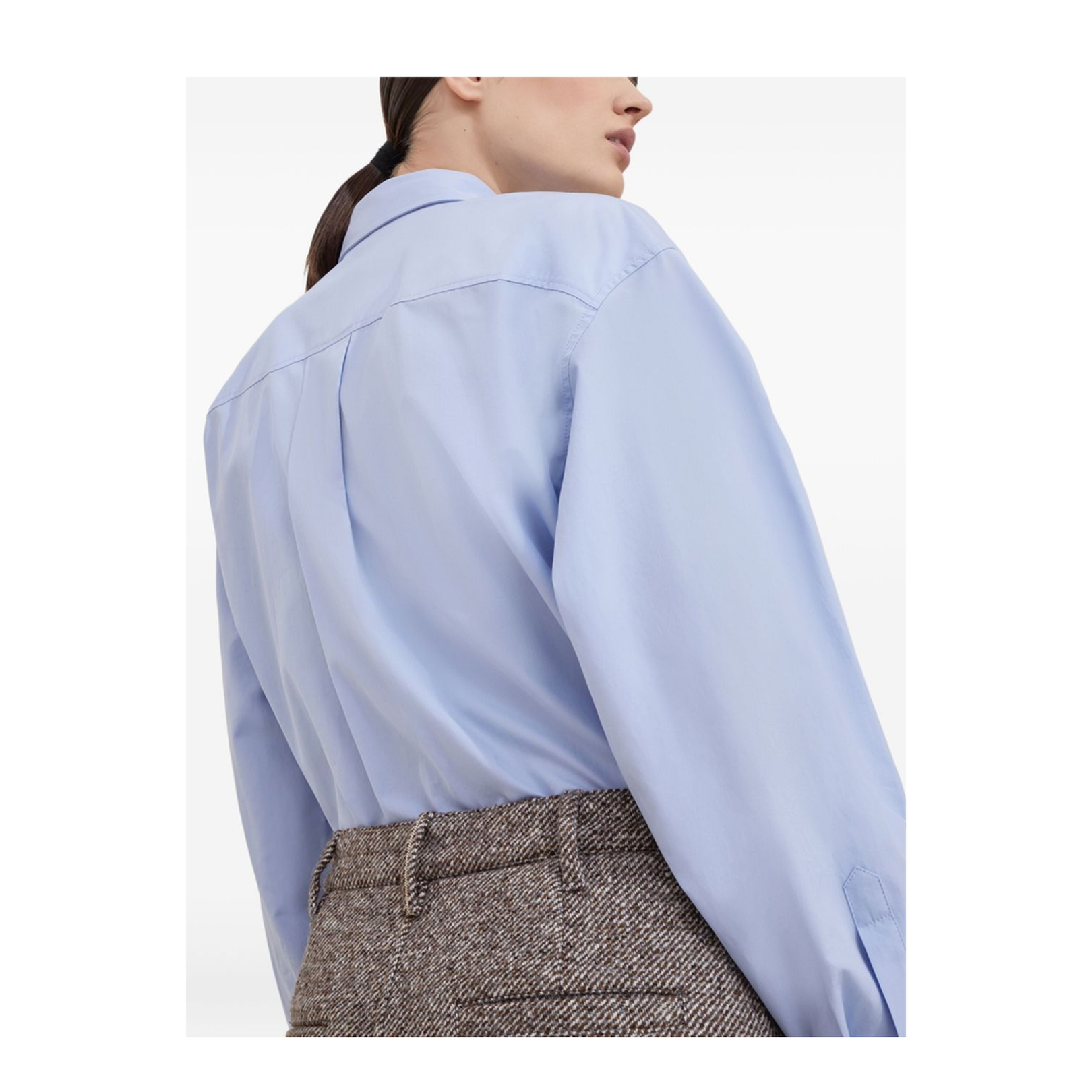Wool Blend Pencil Skirt - Image 4