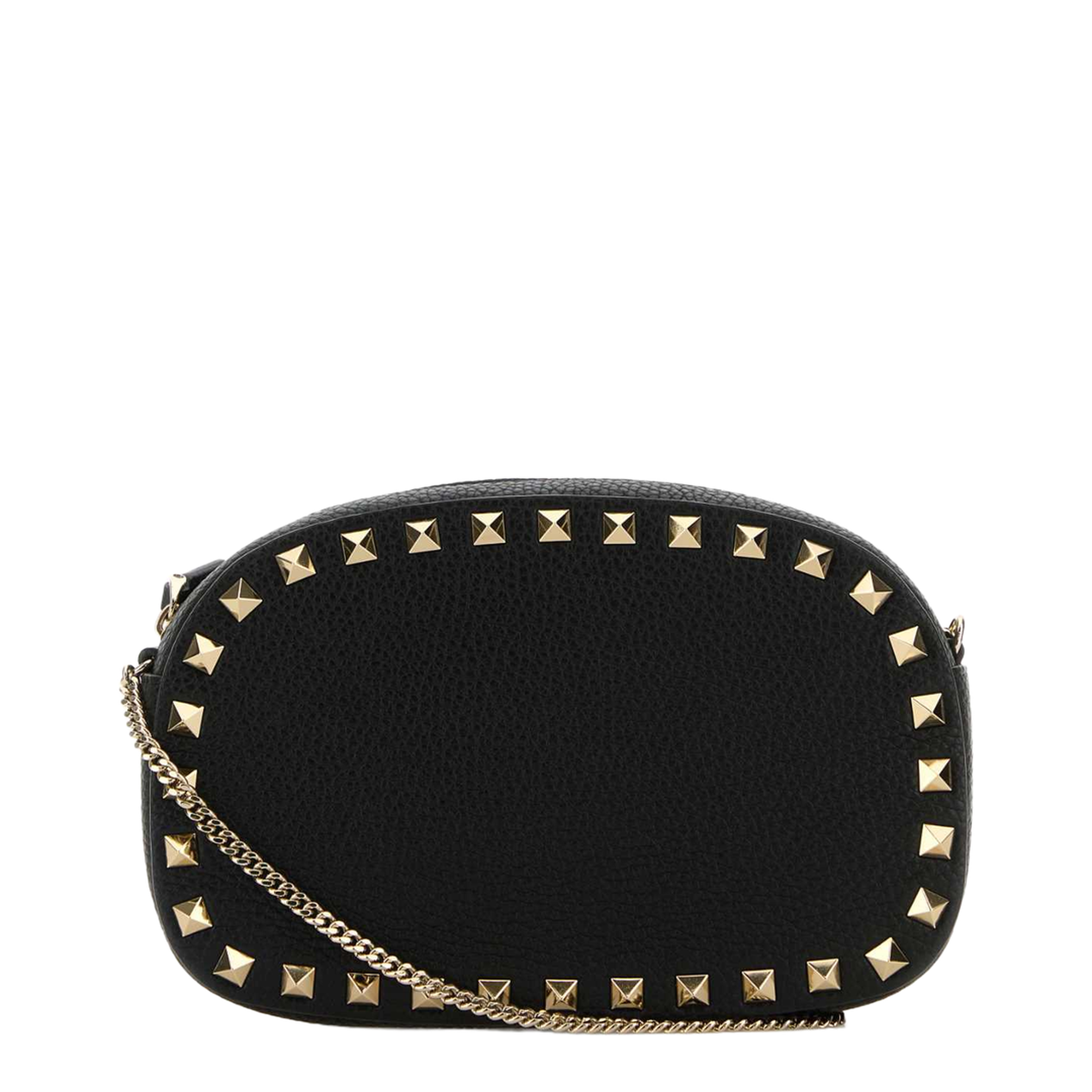 Rockstud Mini Leather Crossbody Bag - Image 1