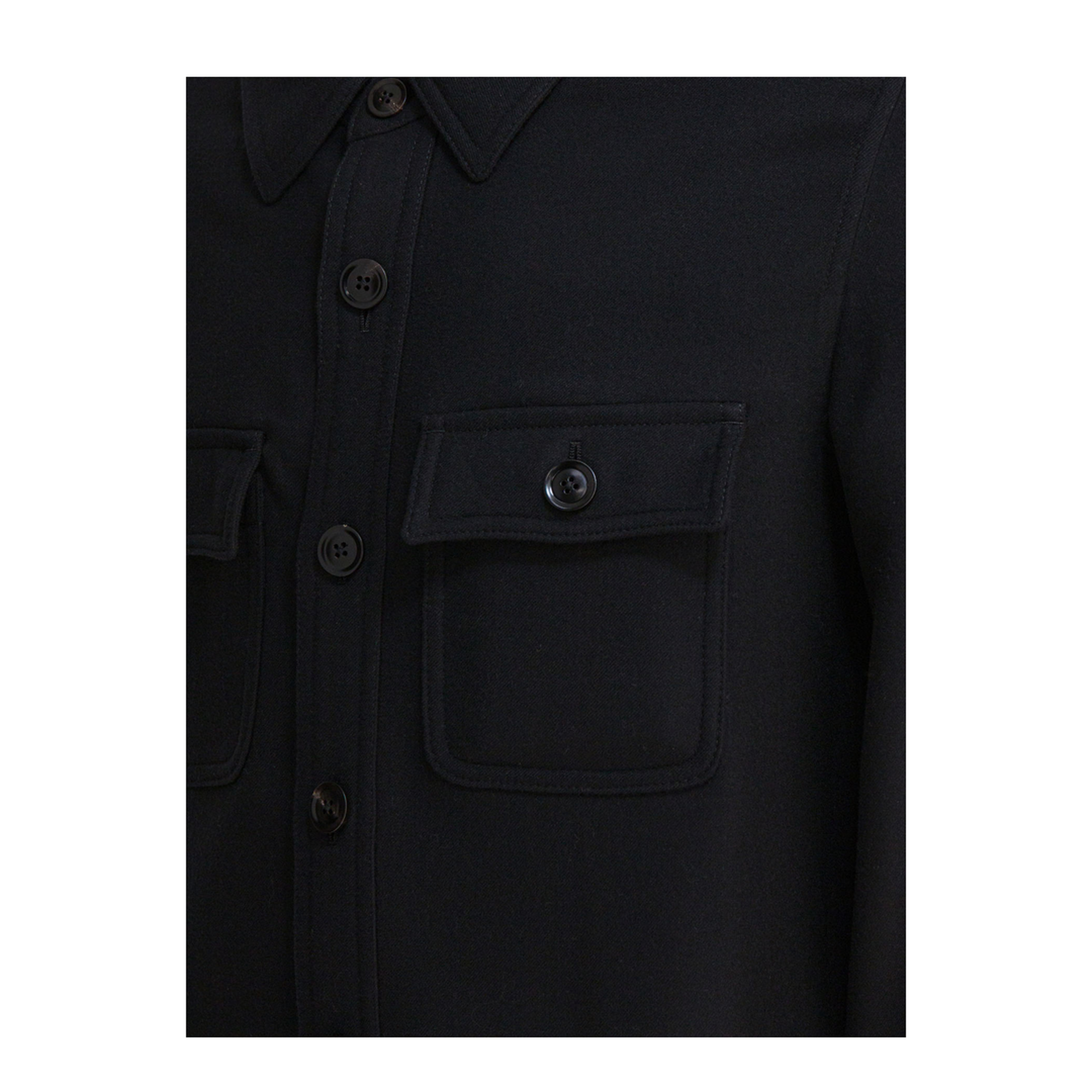 Wool And Silk Overshirt Jacket - Image 4