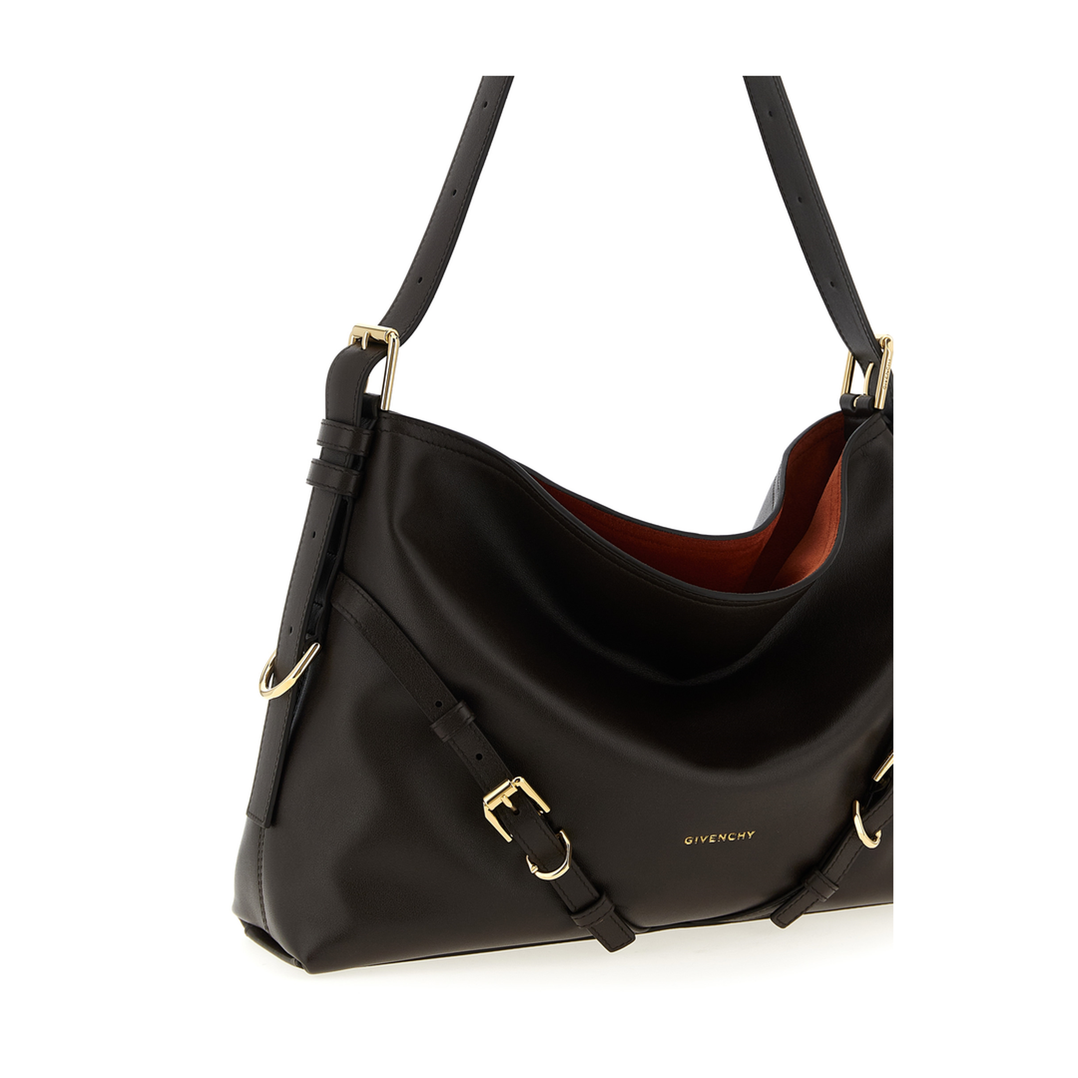Medium Voyou Bag in Shiny Leather - Image 5