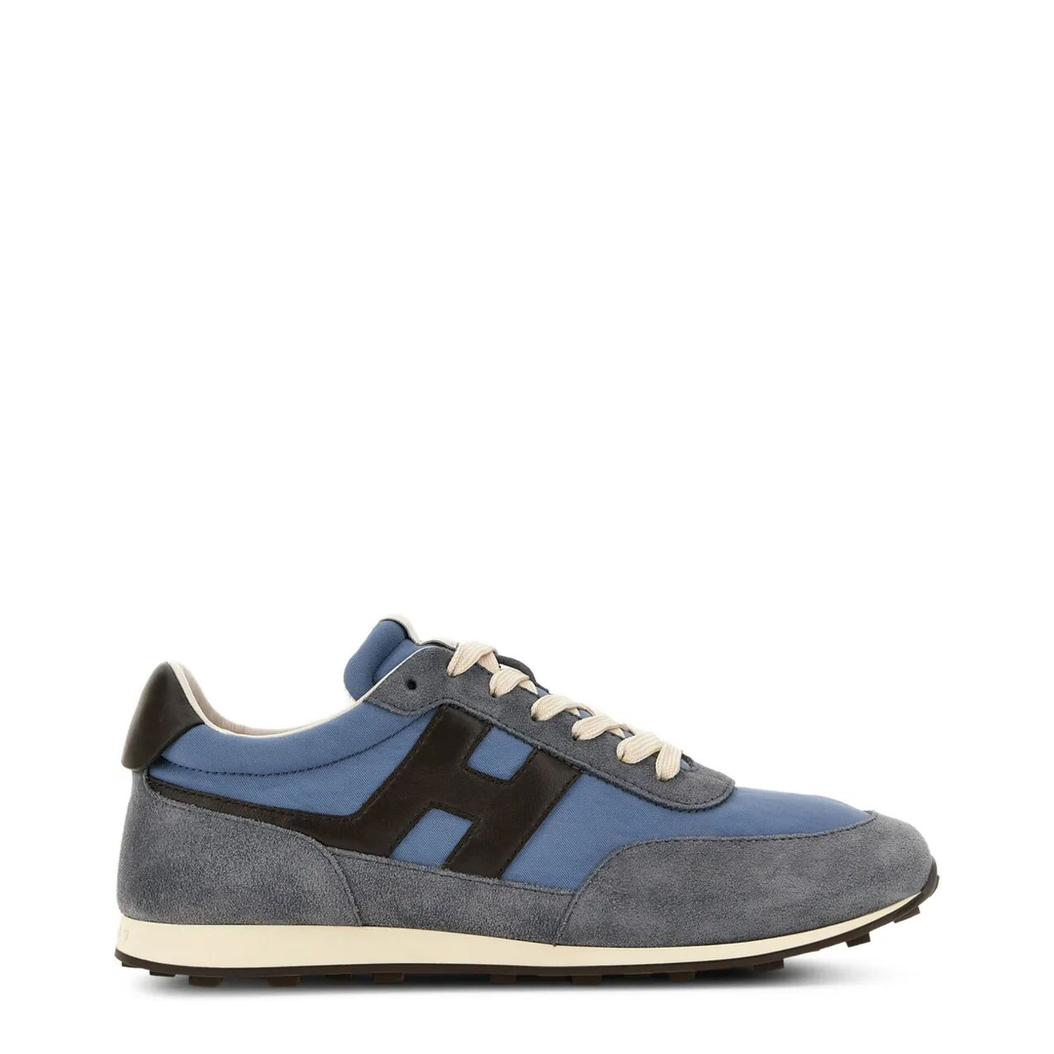 Athletic Suede and Fabric Sneakers - Image 1