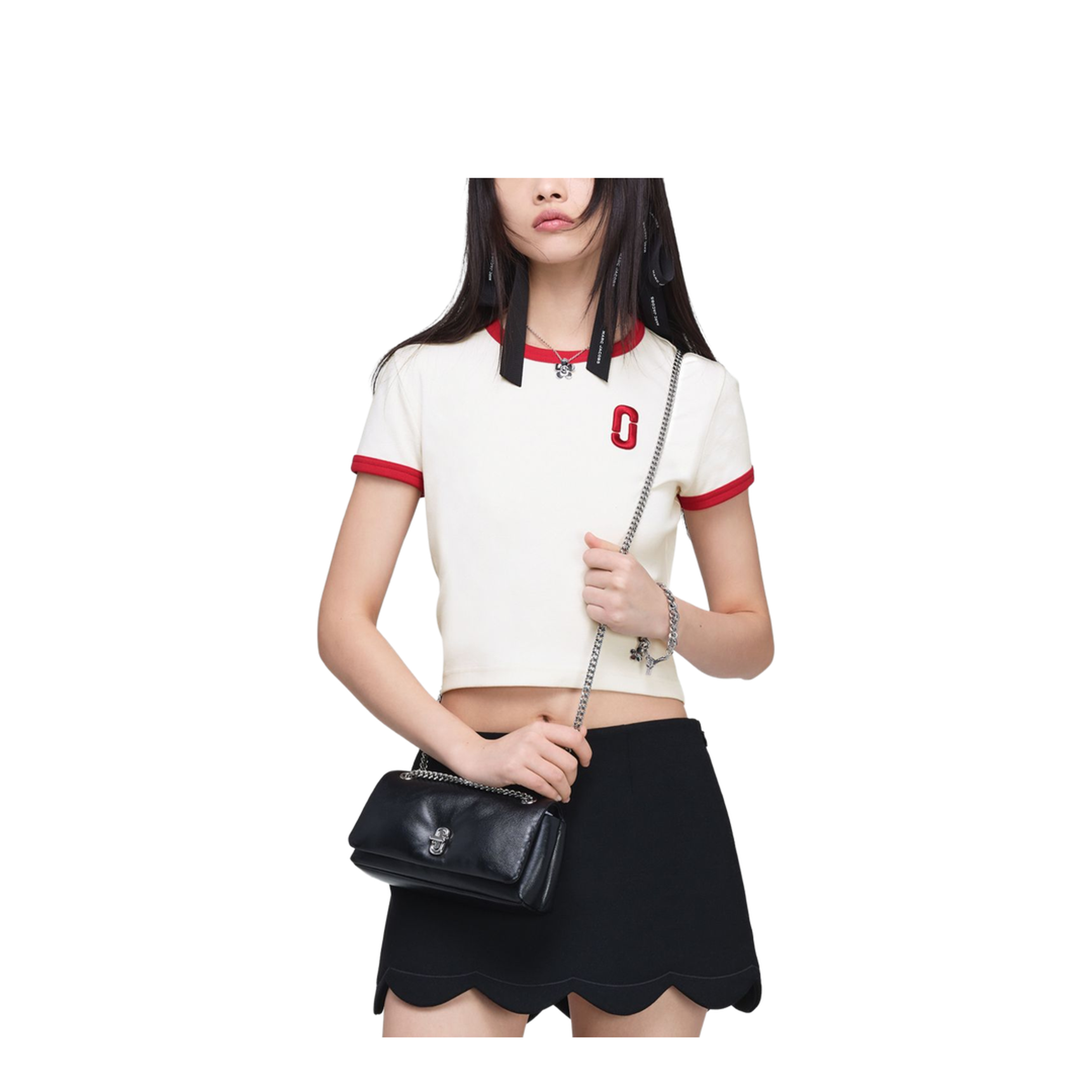 Scene Lamb Leather Mini Bag - Black - Image 4