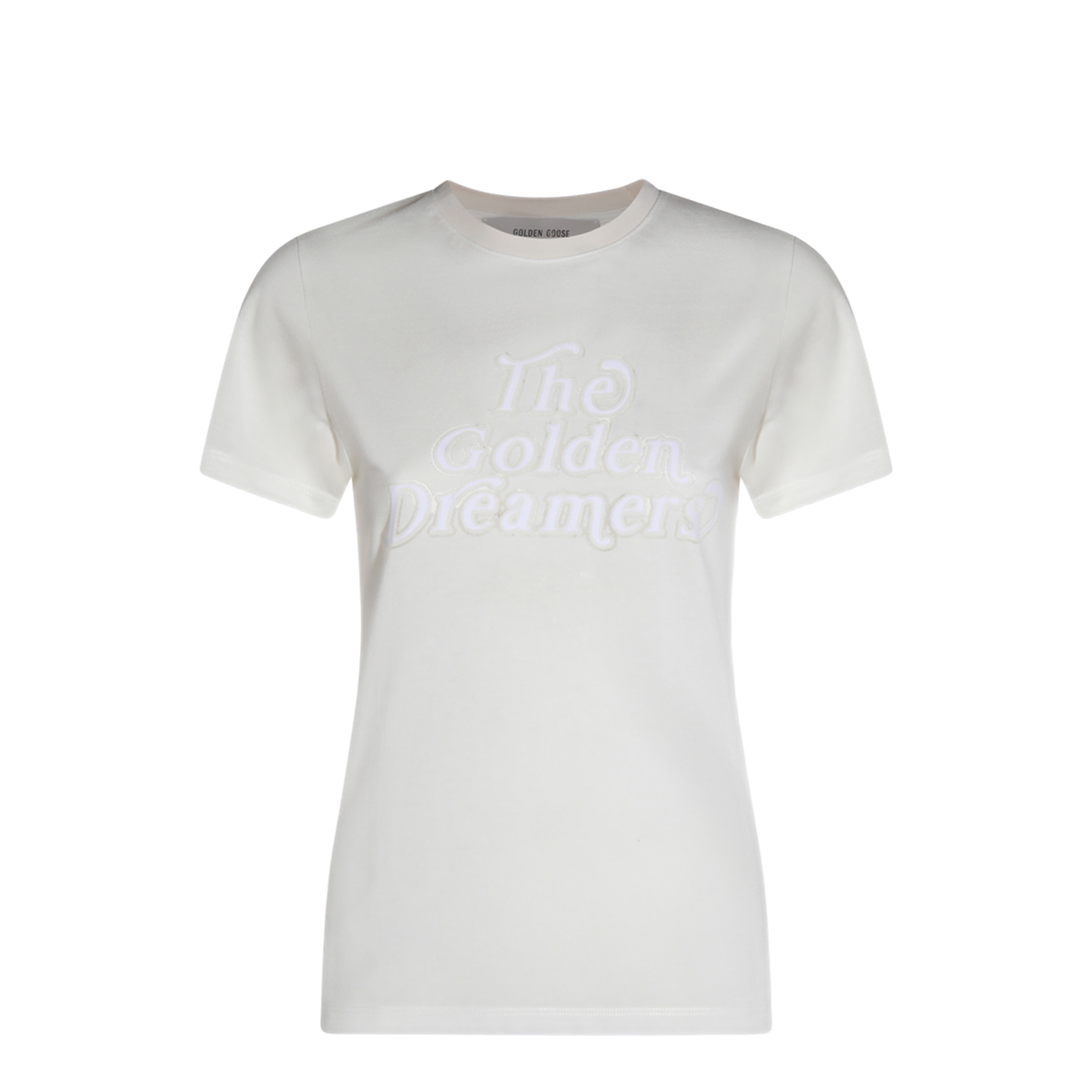White T-Shirt with Print on the Front - Image 2