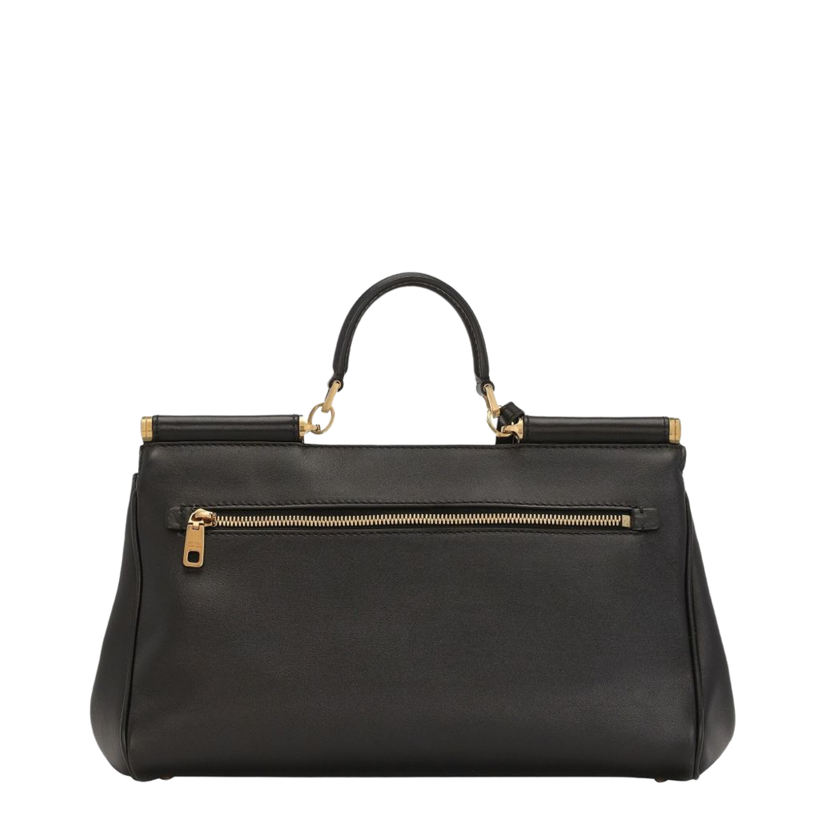 My Sicily handbag in plongé calfskin in Black - Image 4