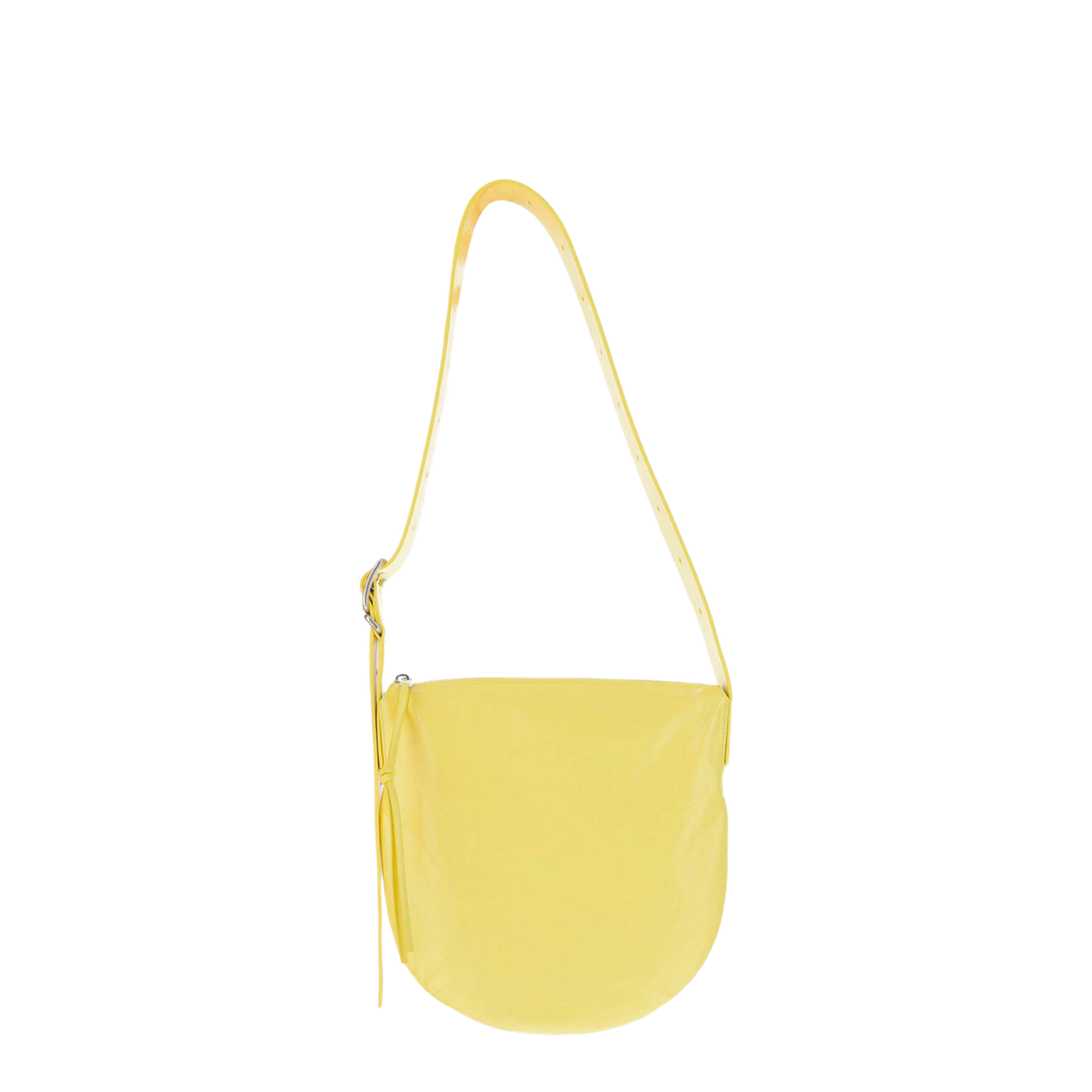 Crinkled Leather Small Shoulder Bag - Image 1