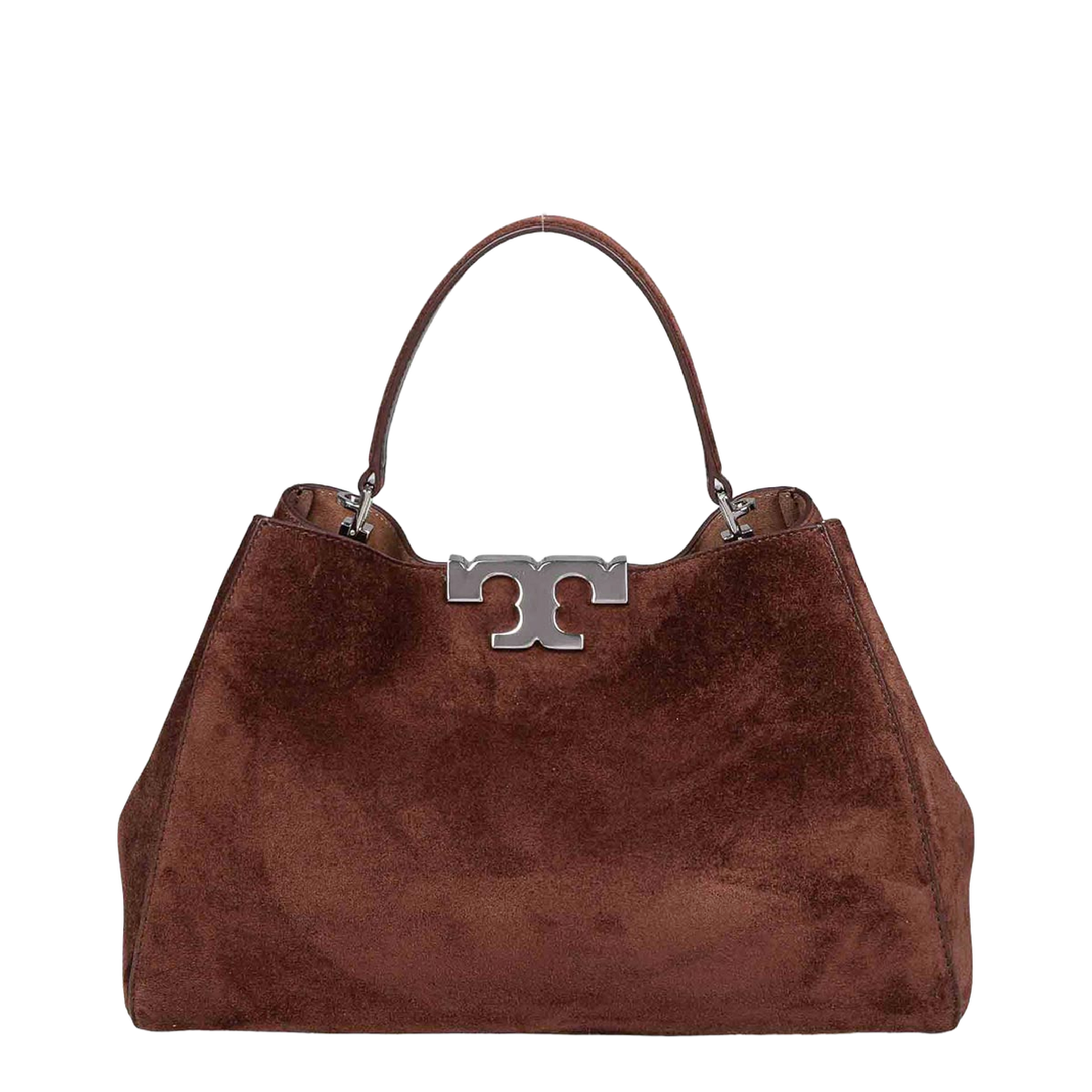 Eleanor Suede Satchel Bag - Image 3
