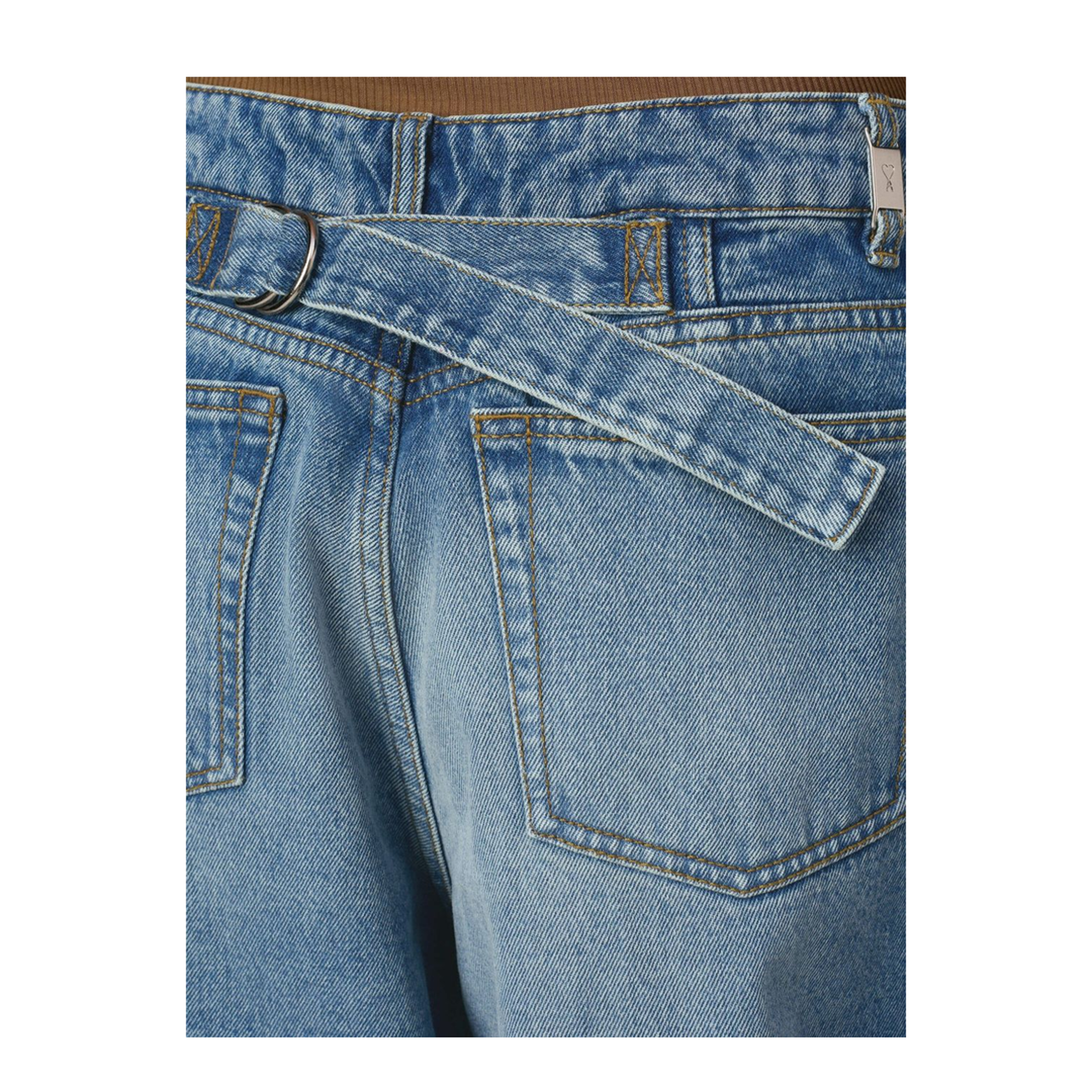 Wide-Leg Denim Jeans - Image 4