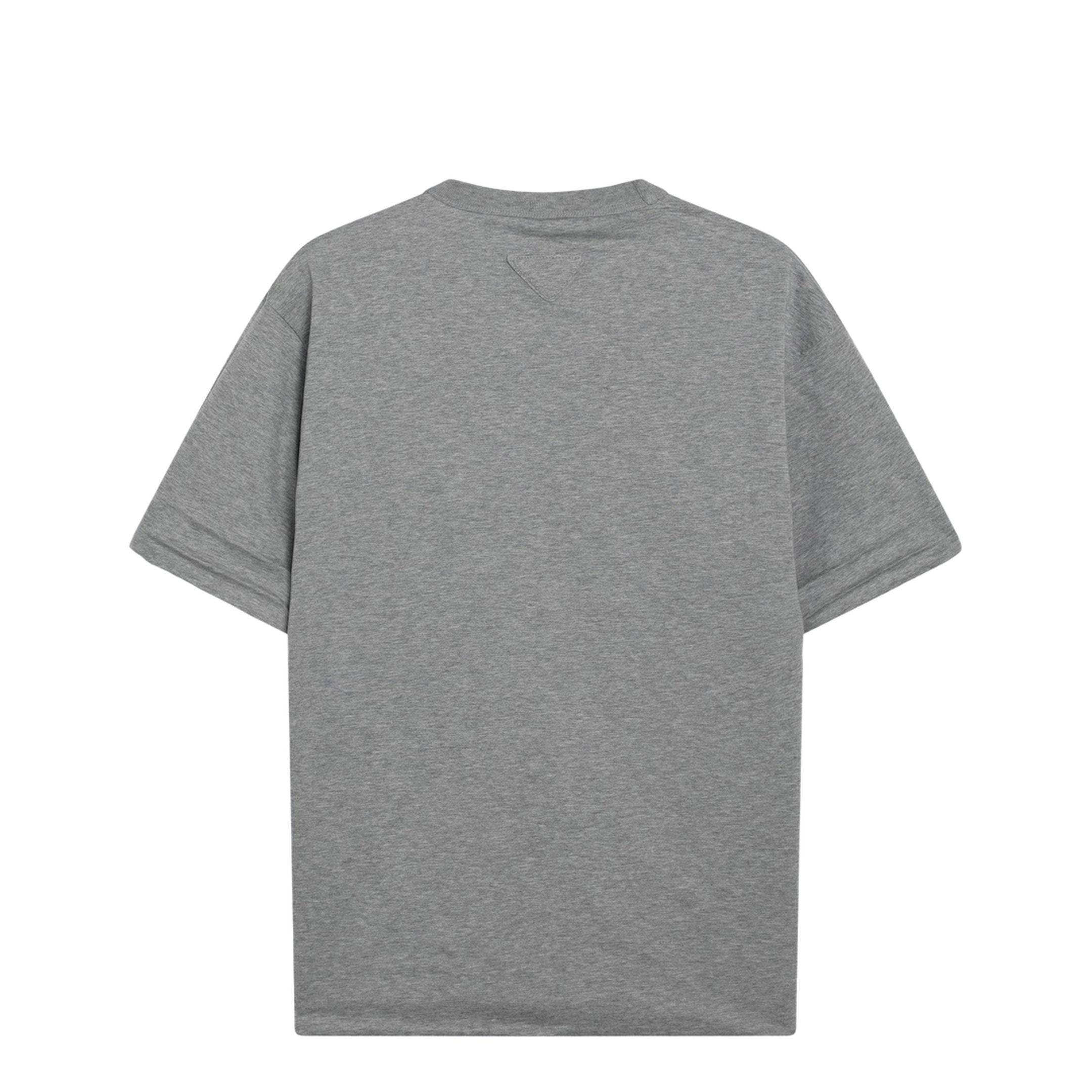 Reversible White/Grey Cotton T-Shirt - Image 2