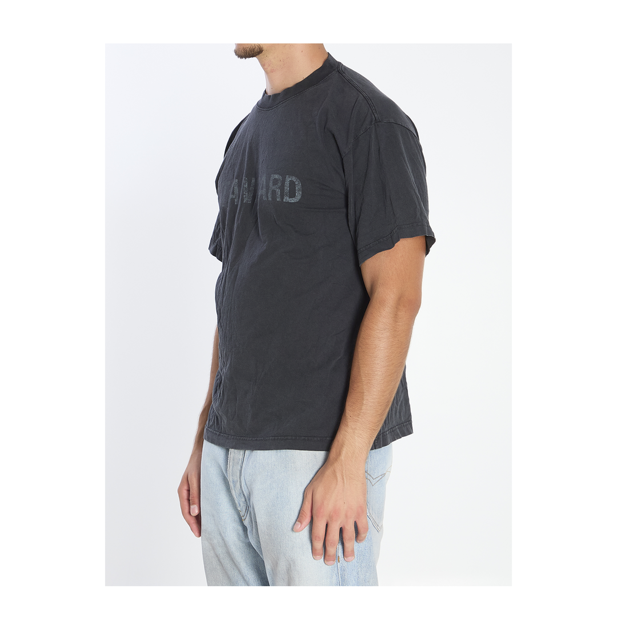 Standard T-Shirt Regular Fit in Black Faded - Image 2