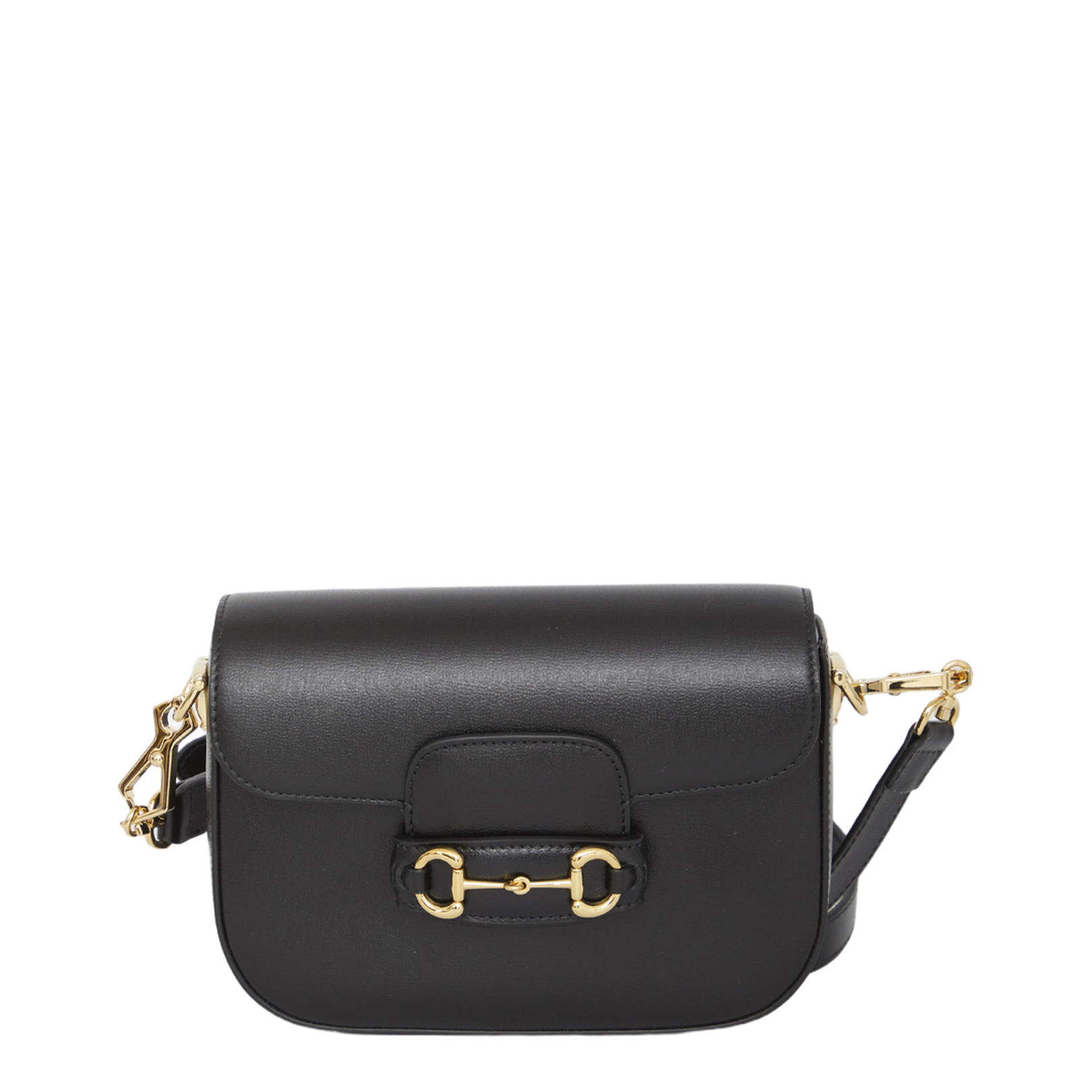 Horsebit 1955 Leather Shoulder Bag - Black - Image 1