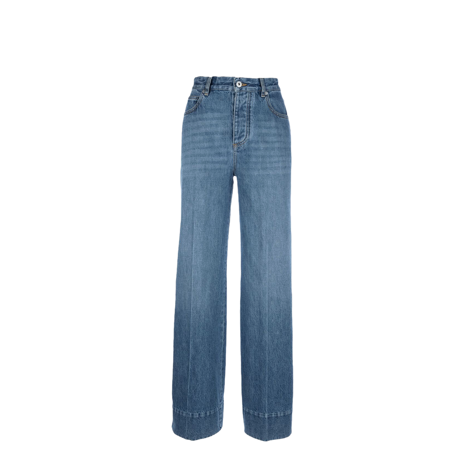 Vintage Palazzo Jeans - Dark Wash - Image 1