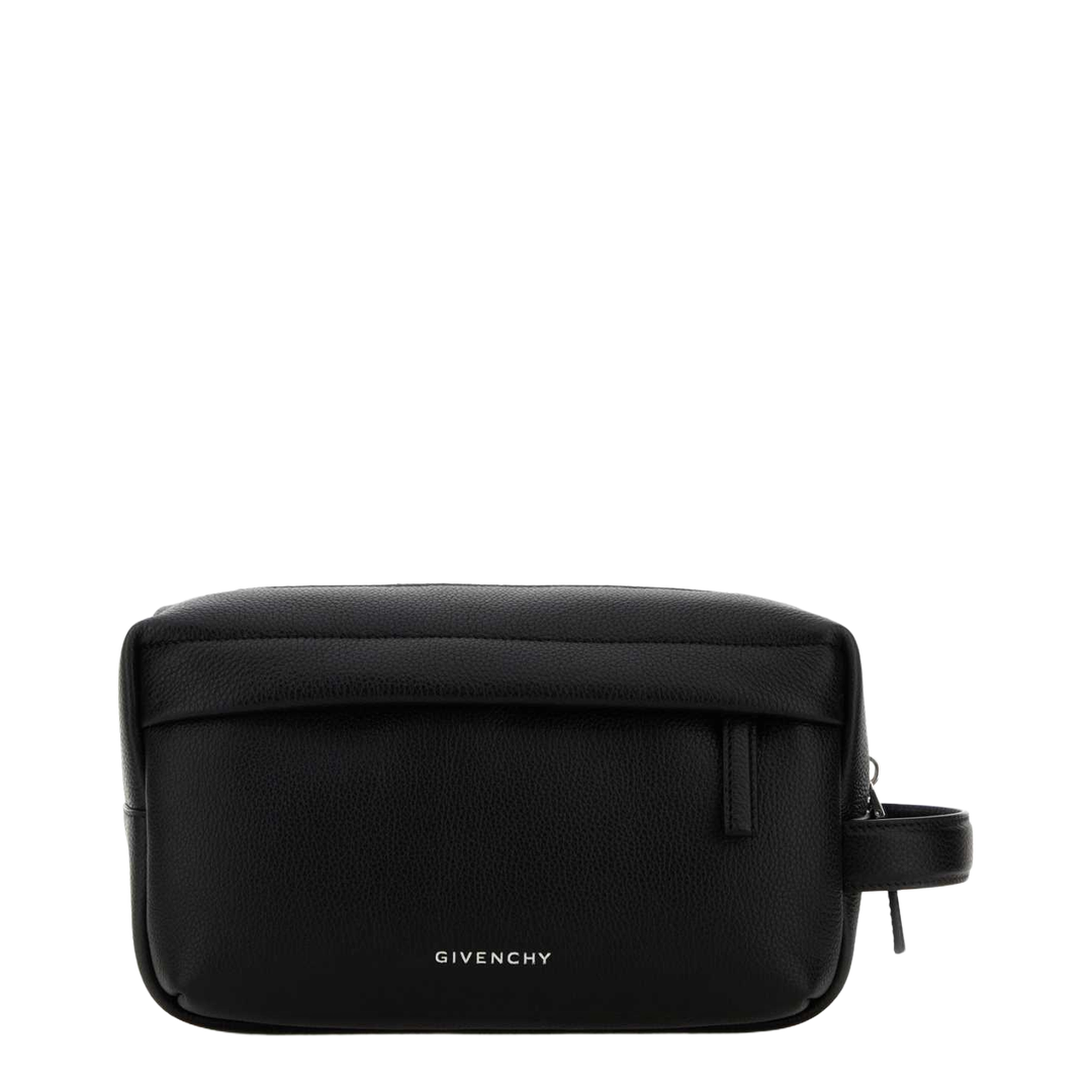 U Backpack Leather Toilet Pouch - Black - Image 1