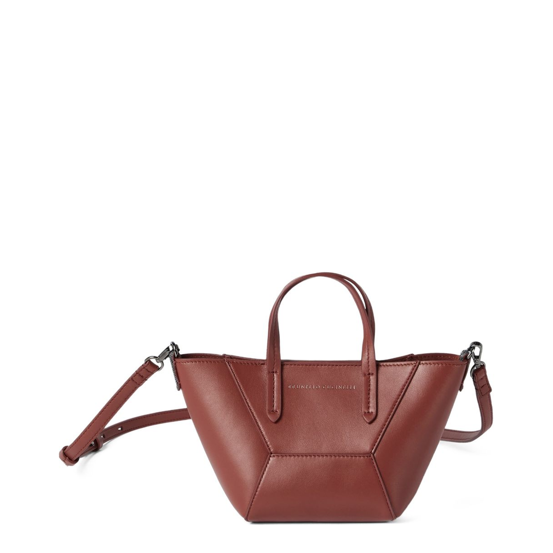Women's Handbag Silk Nylon Brown - Image 1