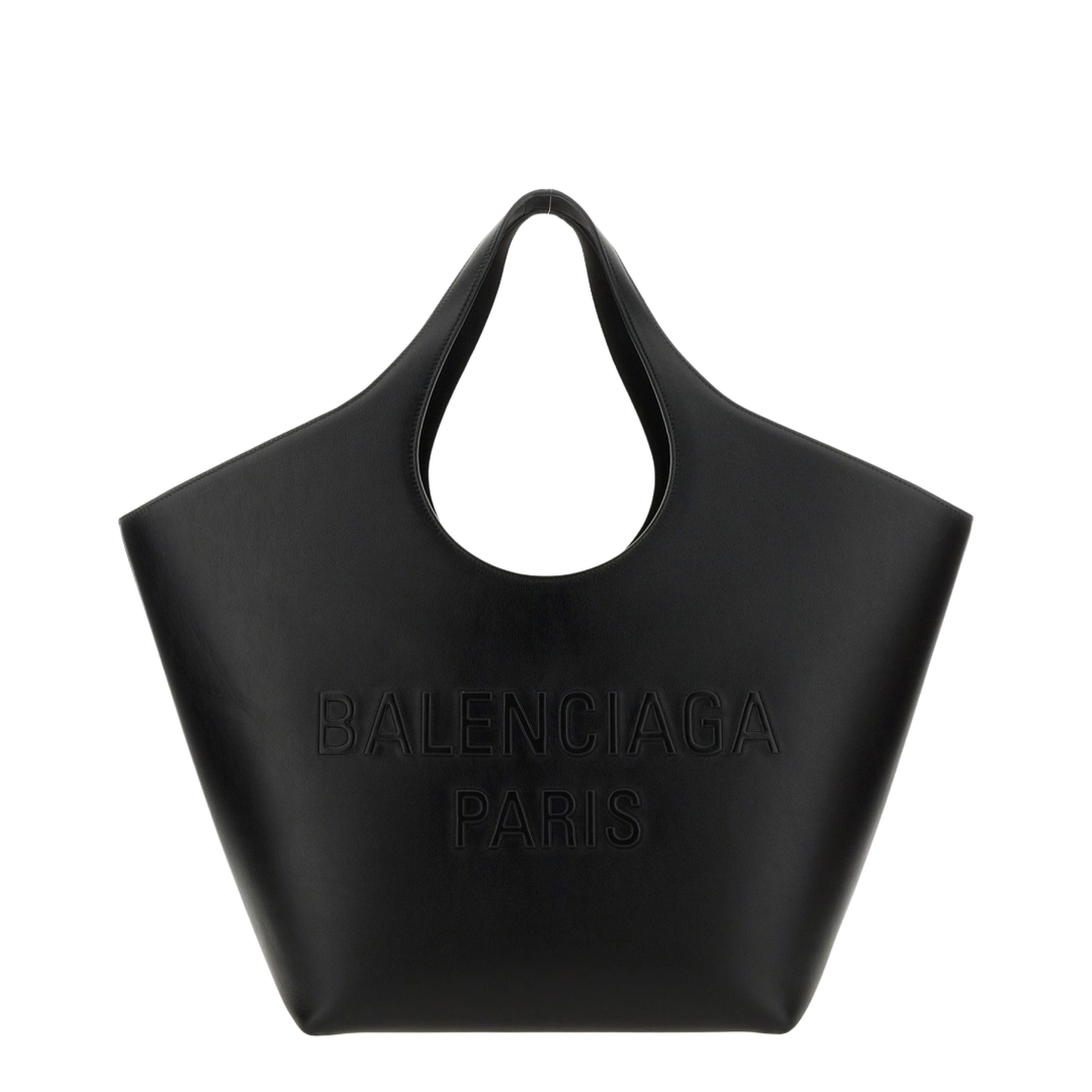 Medium Calfskin Tote - Black - Image 1